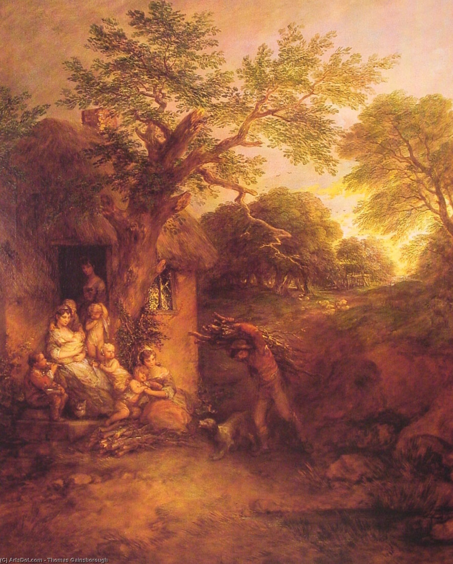 Le Retour Des Bûcherons — Thomas Gainsborough