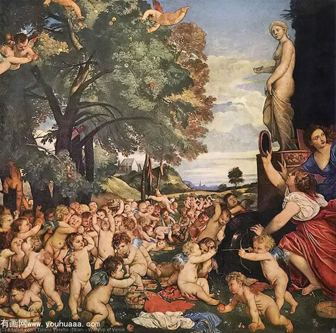 Tilbedelse Af Venus — Titian