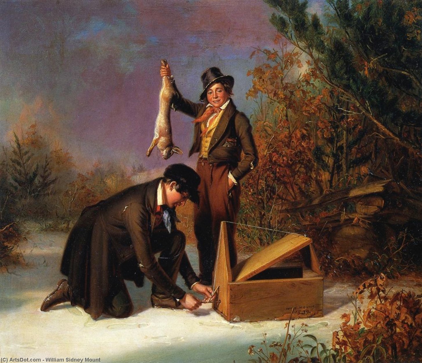 Catturando Lepri — William Sidney Mount