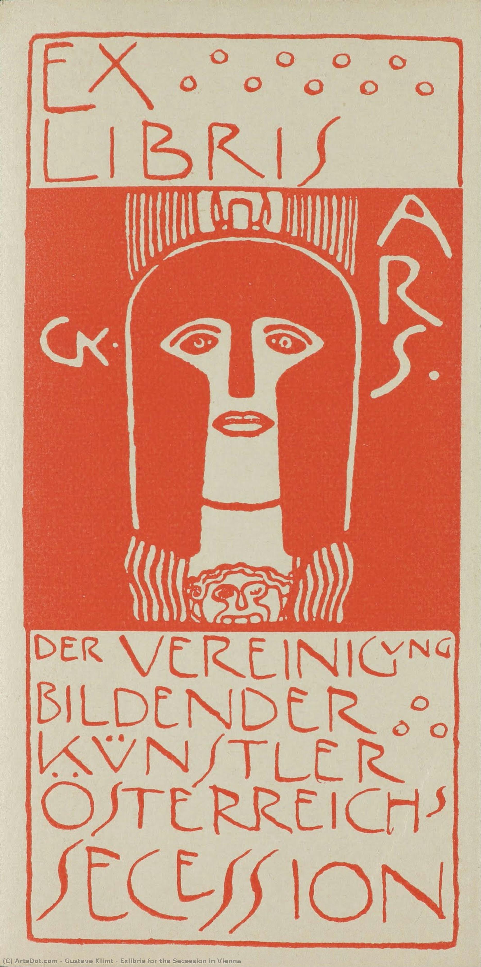 Exlibris Per La Secessione Di Vienna — Gustav Klimt