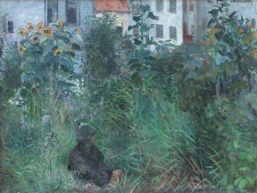 Boy In A Garden — Jacek Malczewski