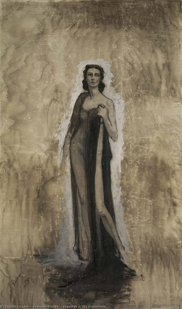 Esquisse D'ida Rubinstein — Romaine Bruks