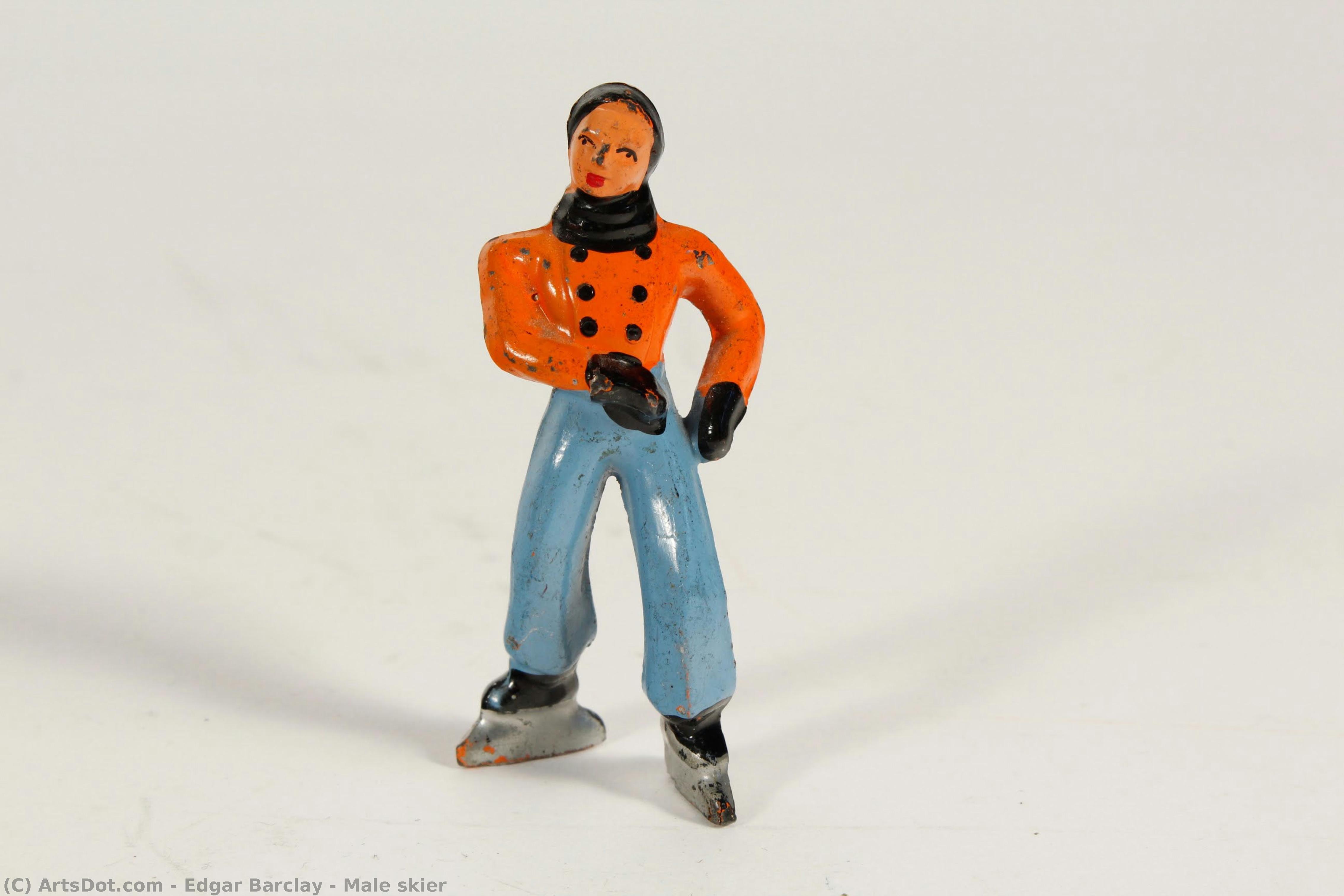 Male Skier — Edgar Barclay