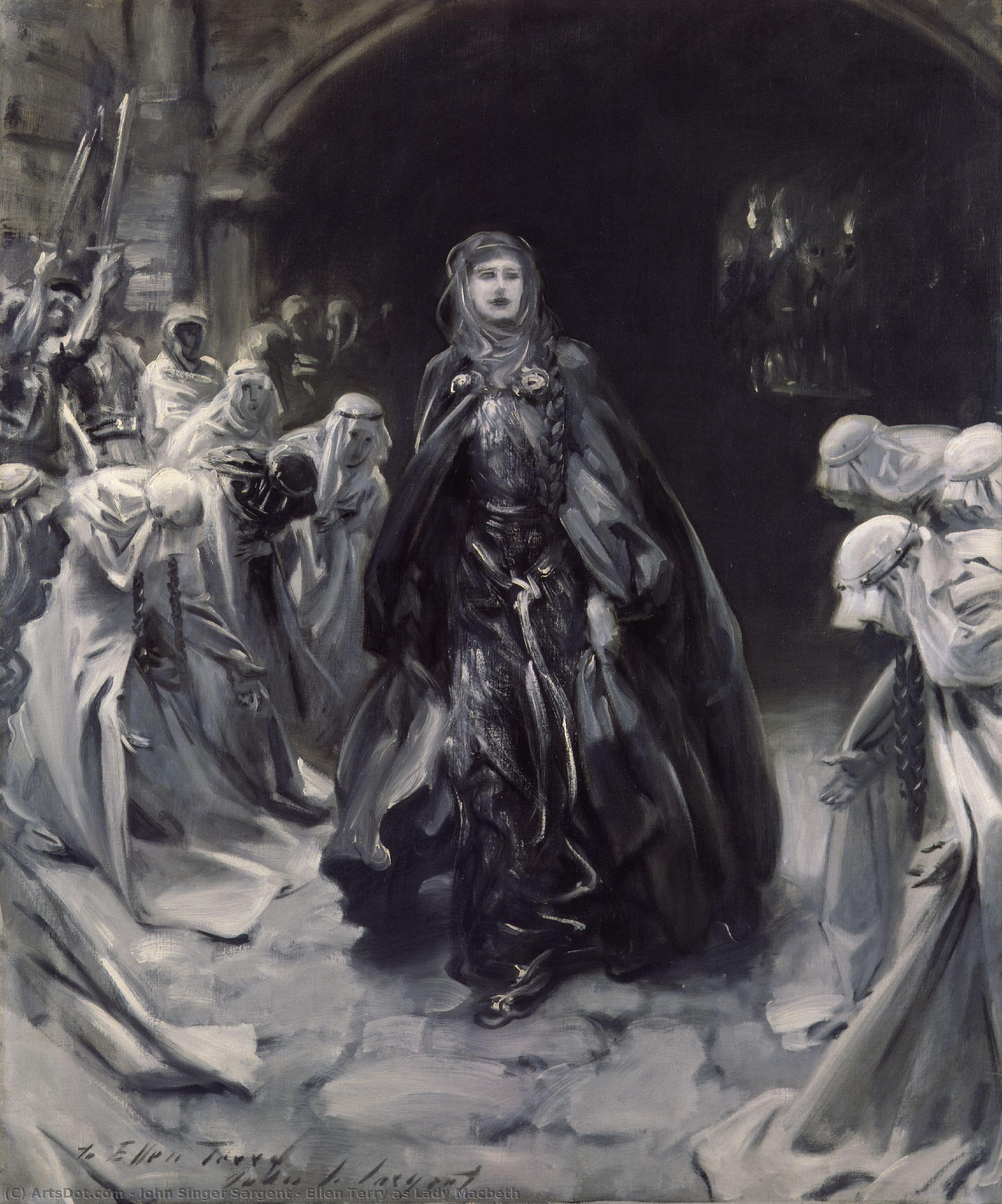 Ellen Terry Come Lady Macbeth — John Singer Sargent