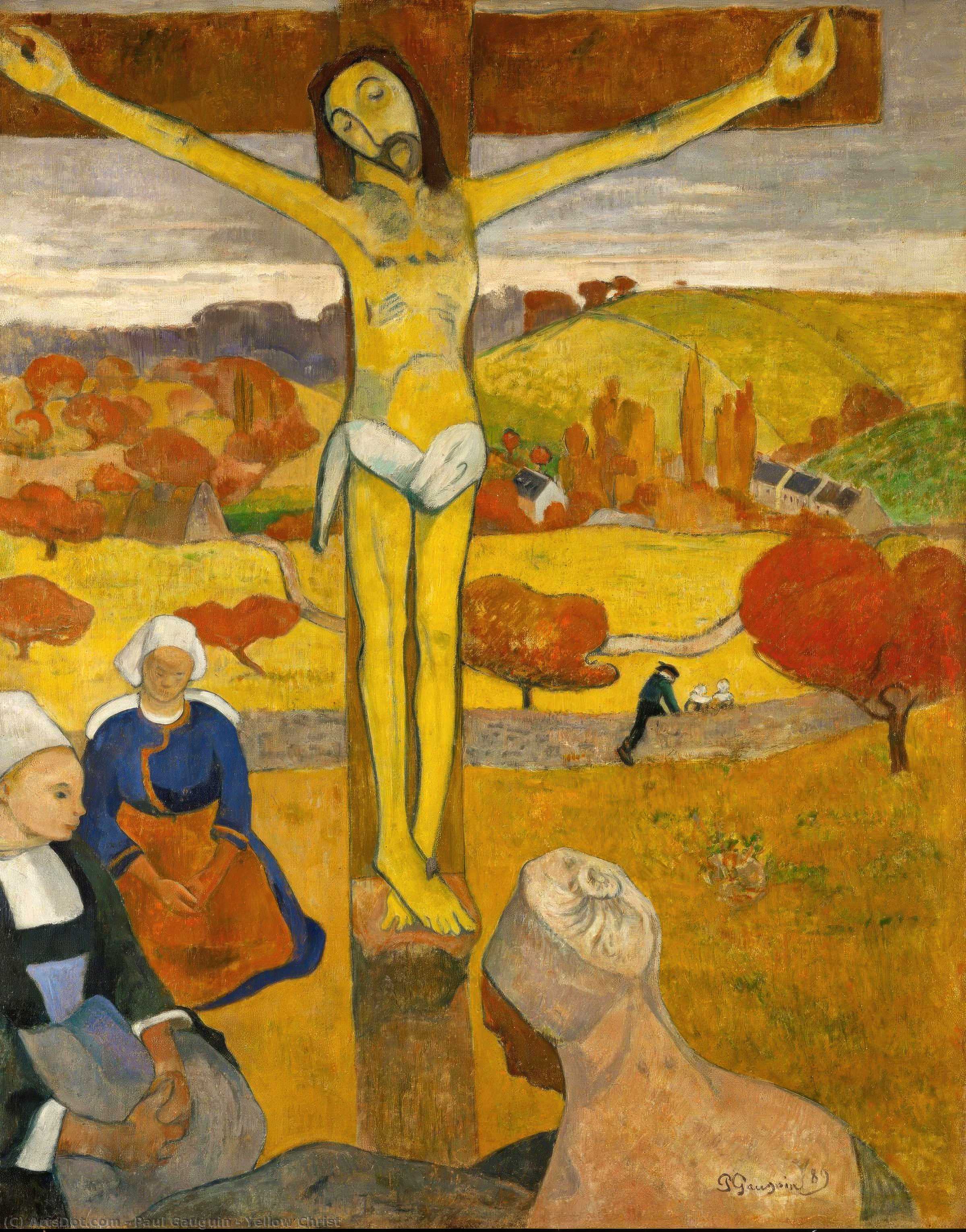 Yellow Christ — Eugène Henri Paul Gauguin