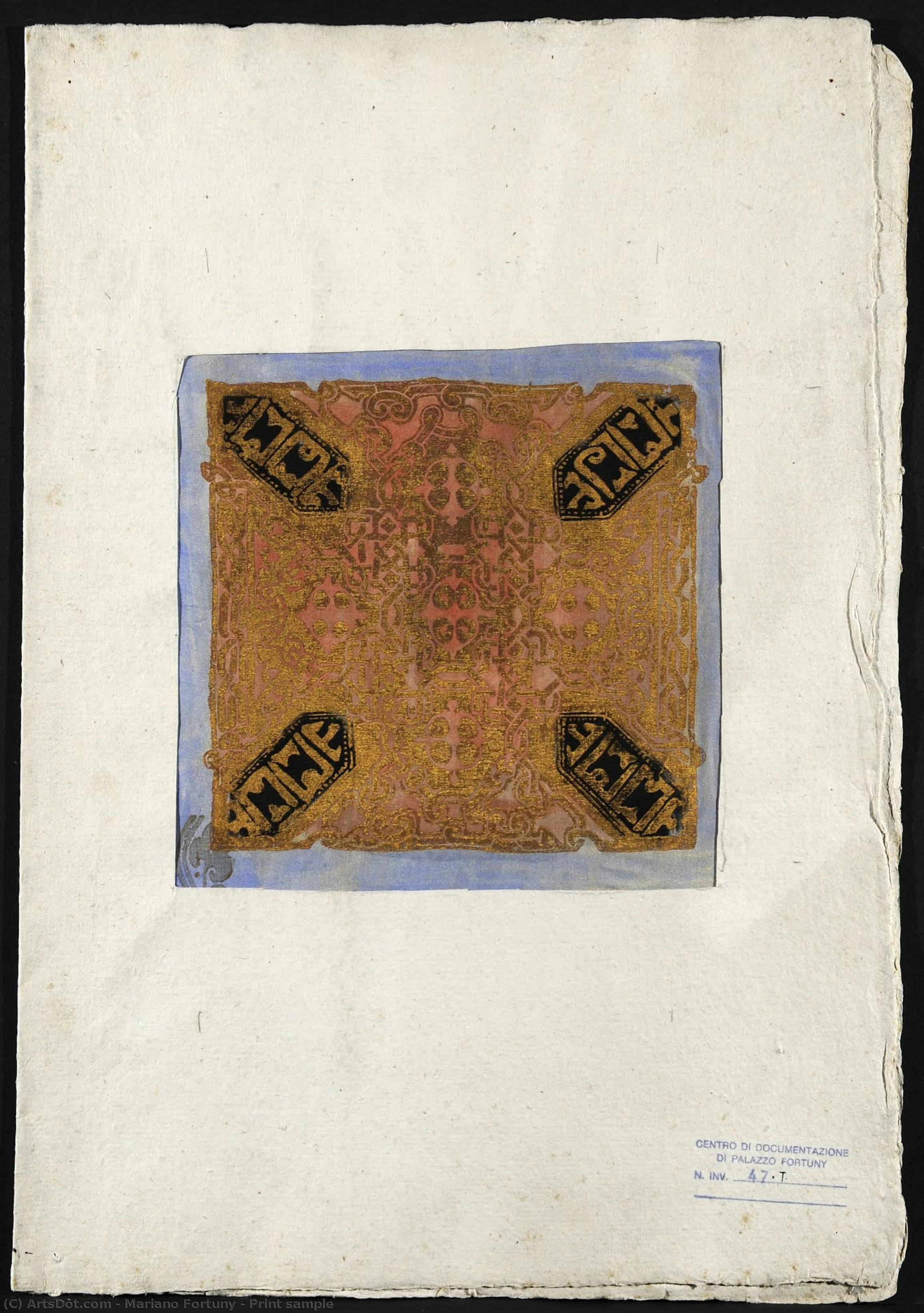 Print Sample — Mariano Fortuny