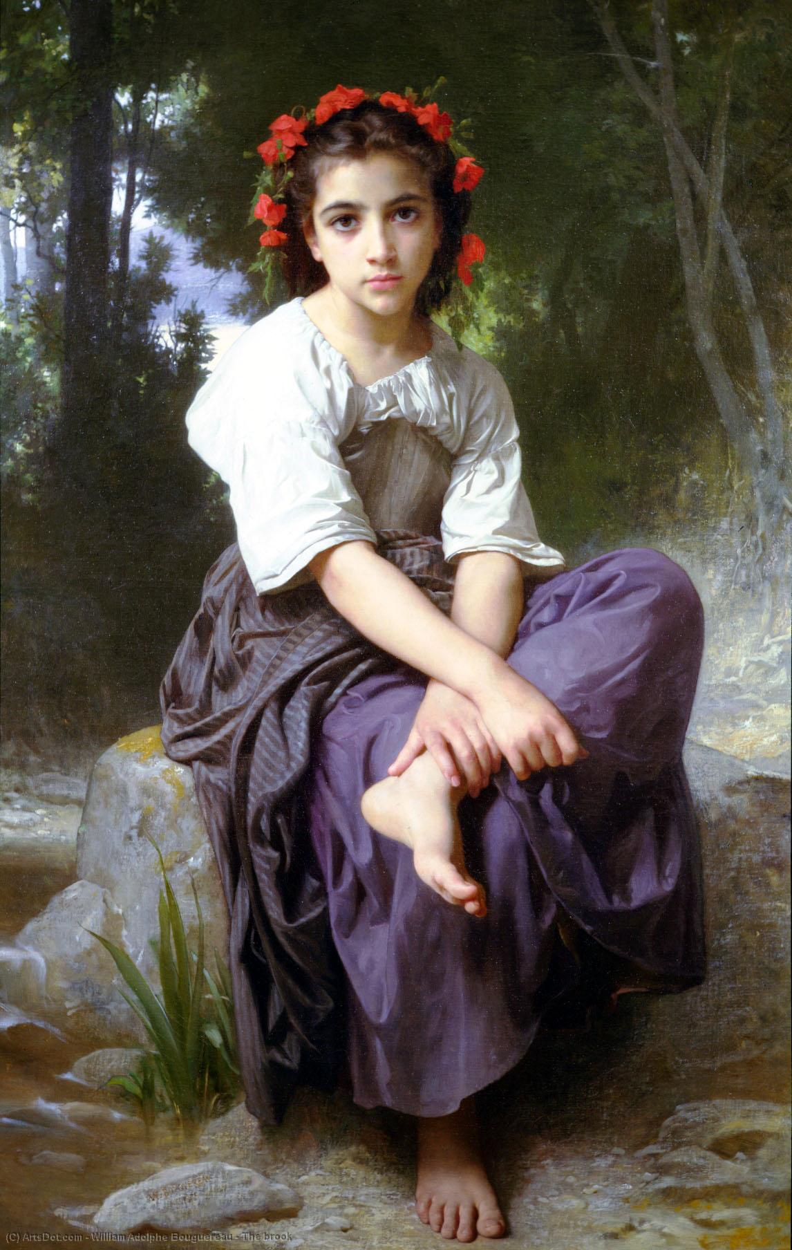The Brook — William-adolphe Bouguereau