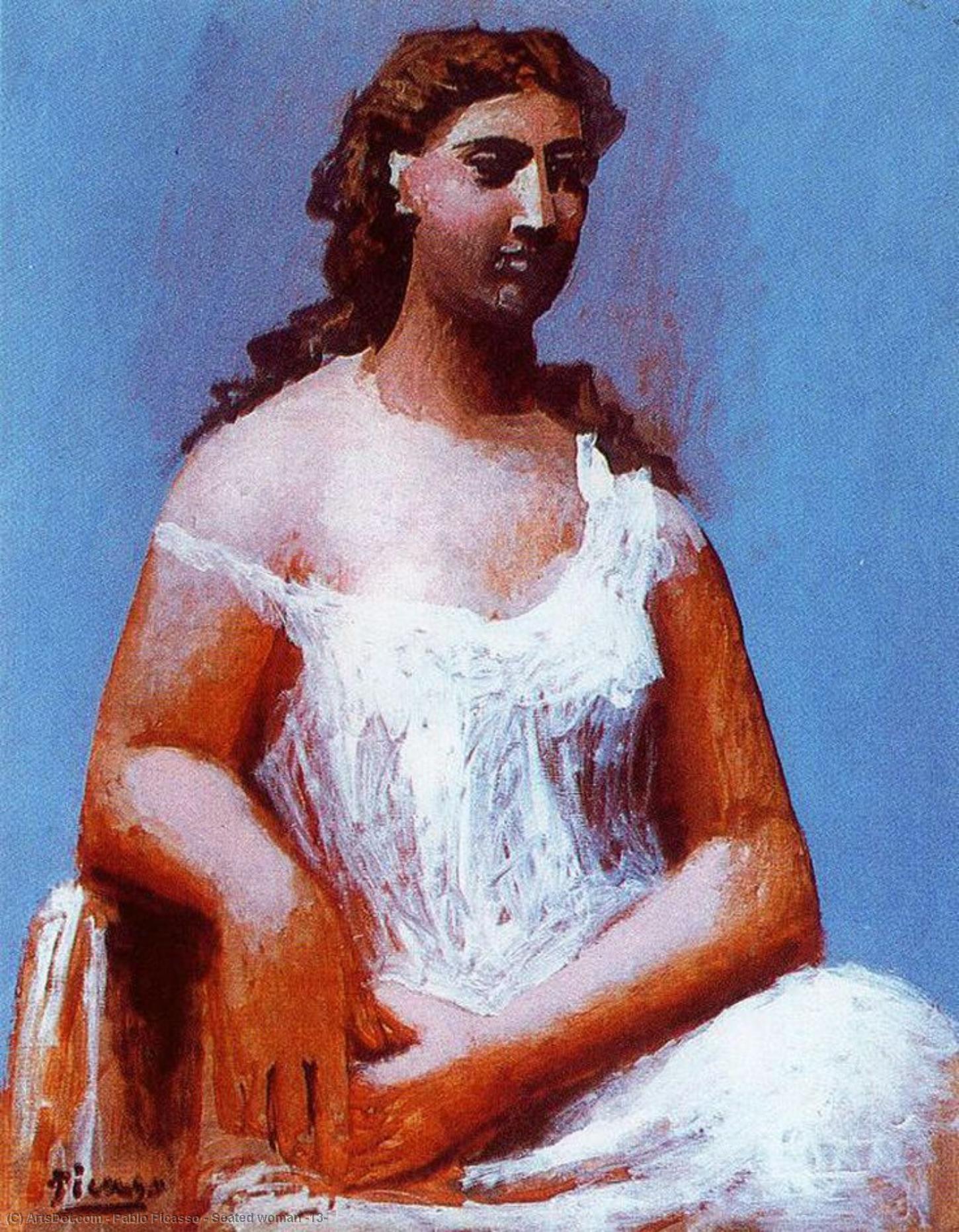 امرأة جالسة (١٣) — بابلو بيكاسو