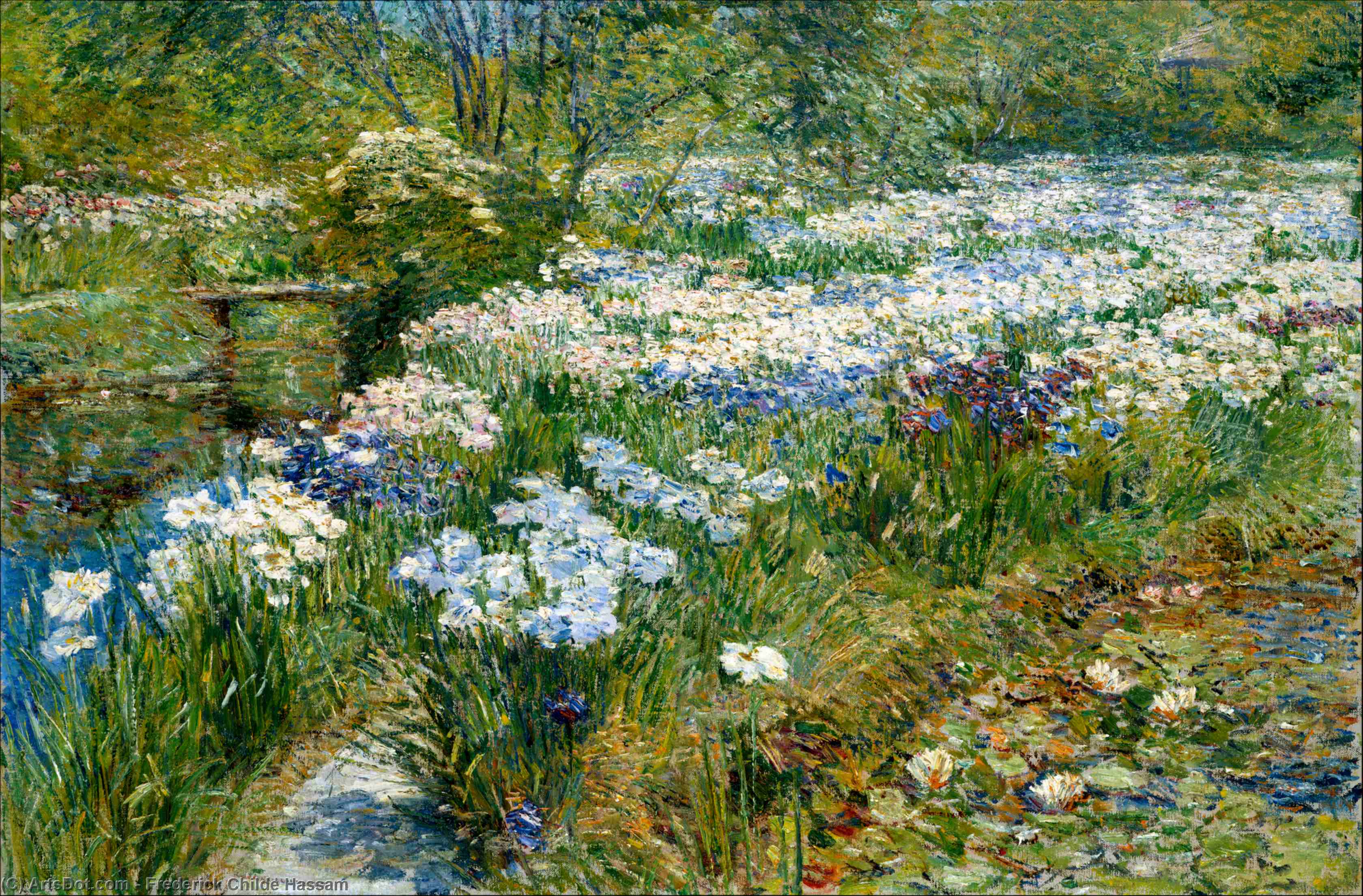 Il Giardino Acquatico — Frederick Childe Hassam