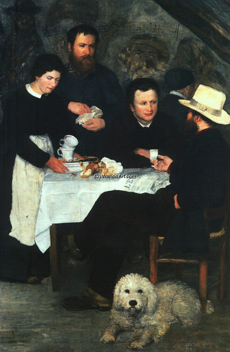 Das Gastzimmer Der Mutter Anthony — Pierre-auguste Renoir