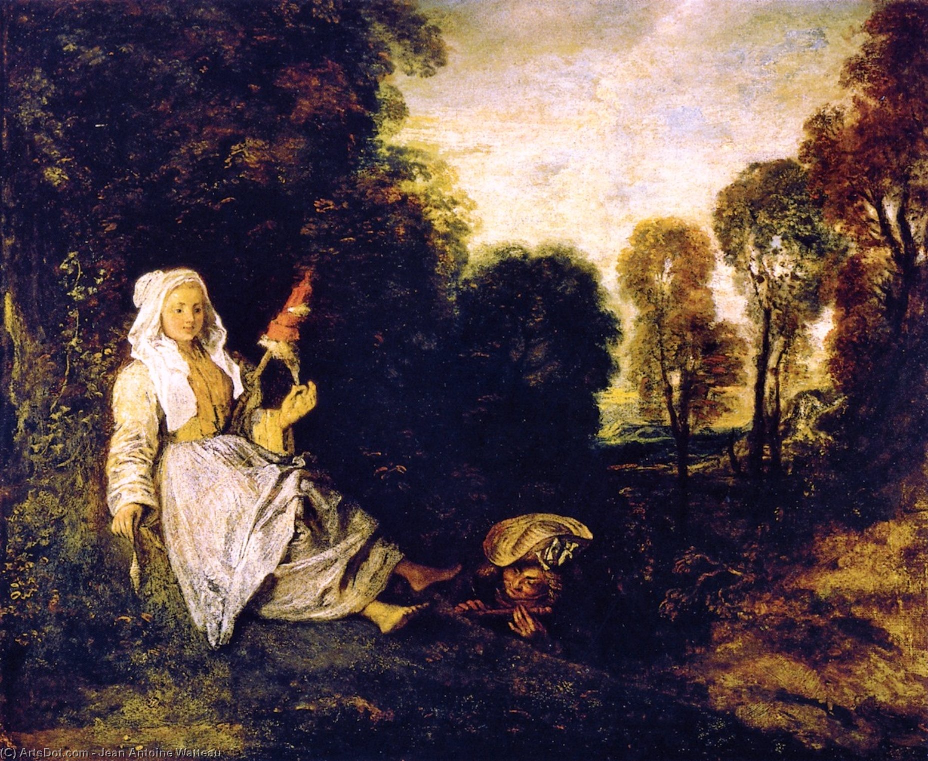 Der Verschlagene Mann — Jean-antoine Watteau