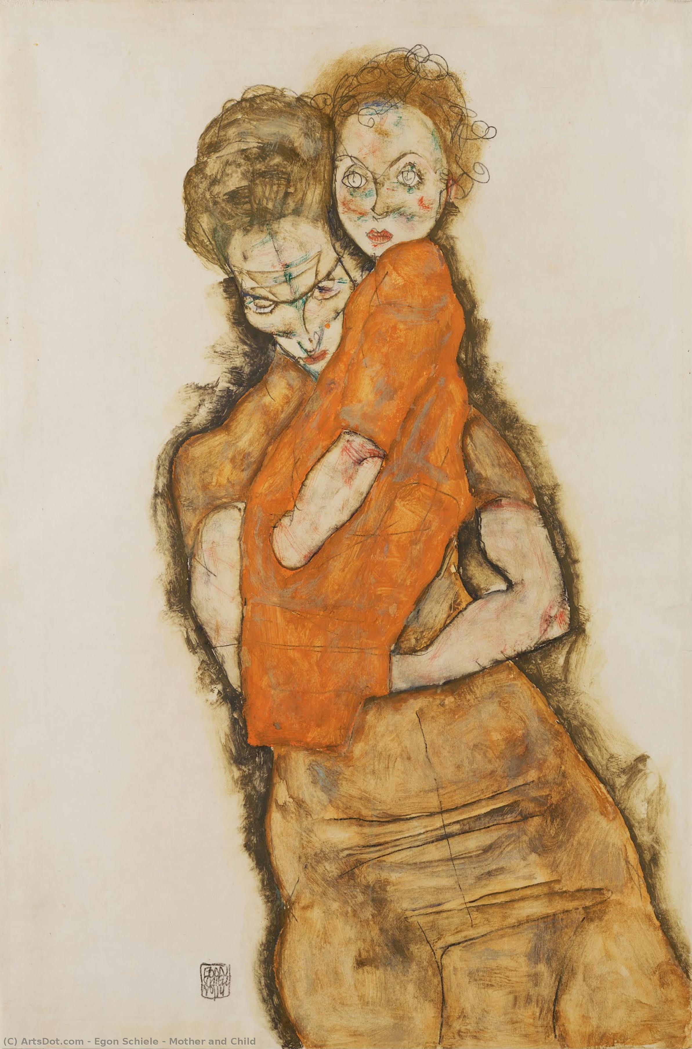 Mutter Und Kind — Egon Schiele