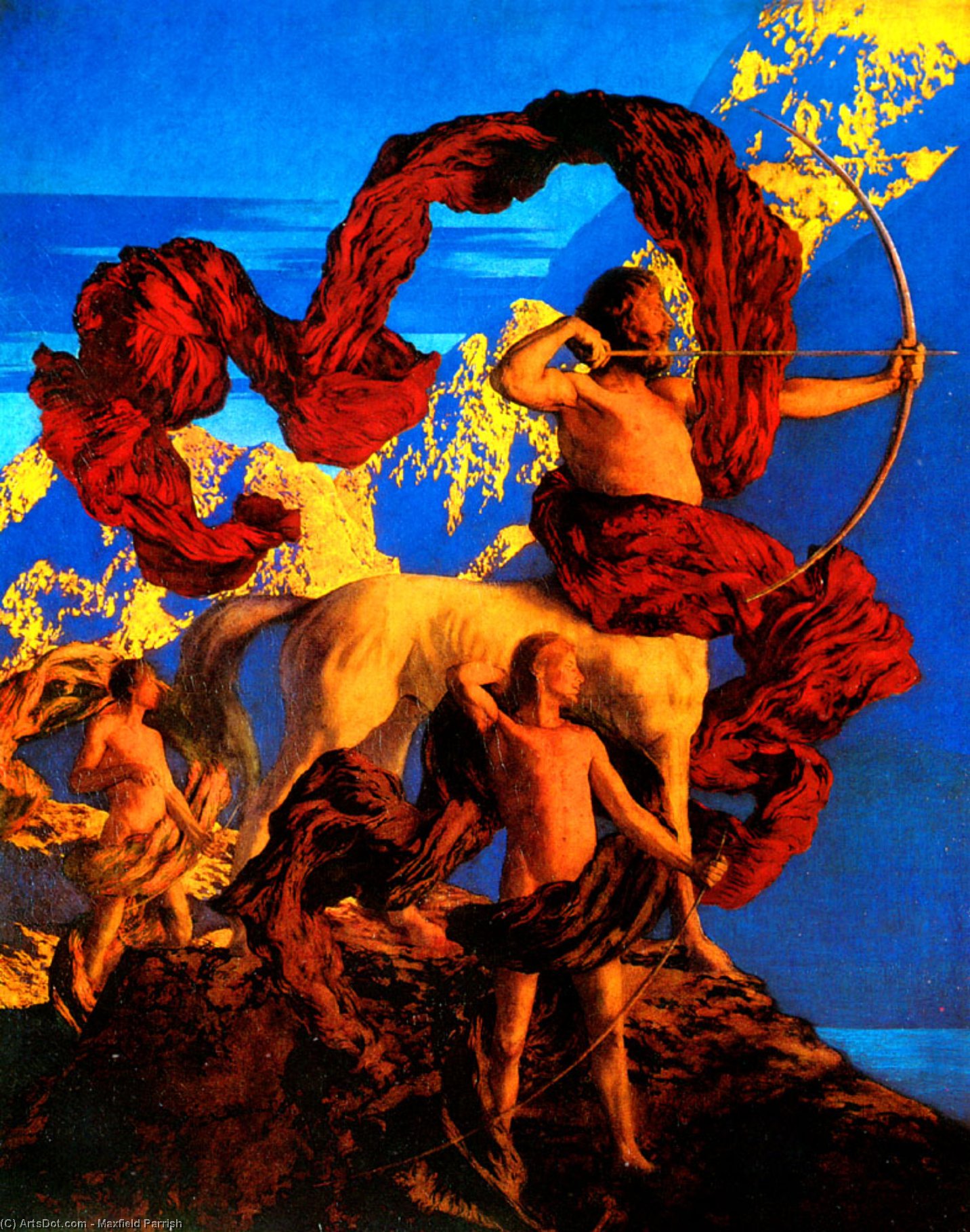 Giasone E Il Suo Maestro — Maxfield Parrish
