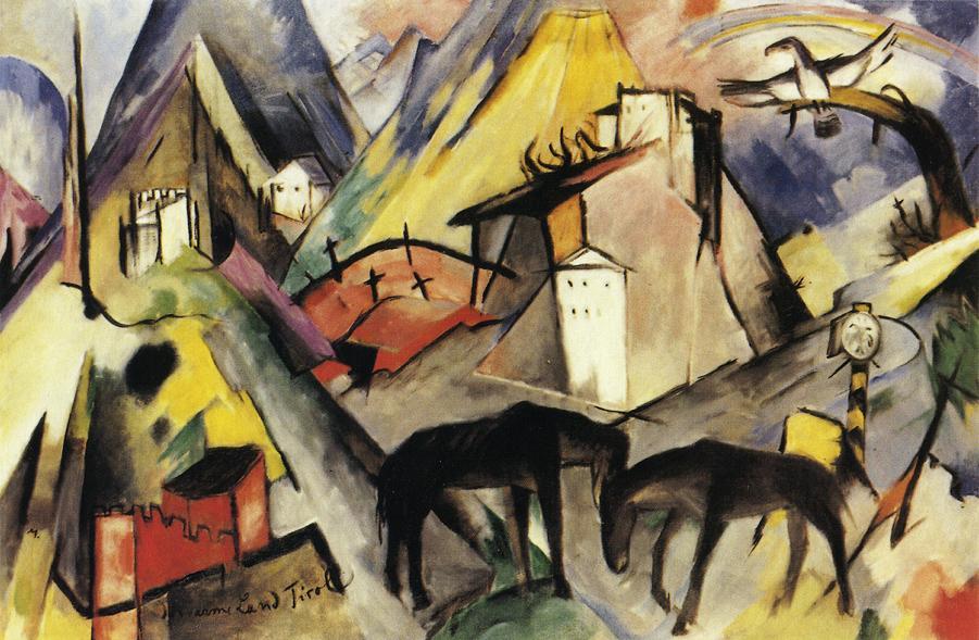 La Malheureuse Vallée Du Tyrol — Franz Marc