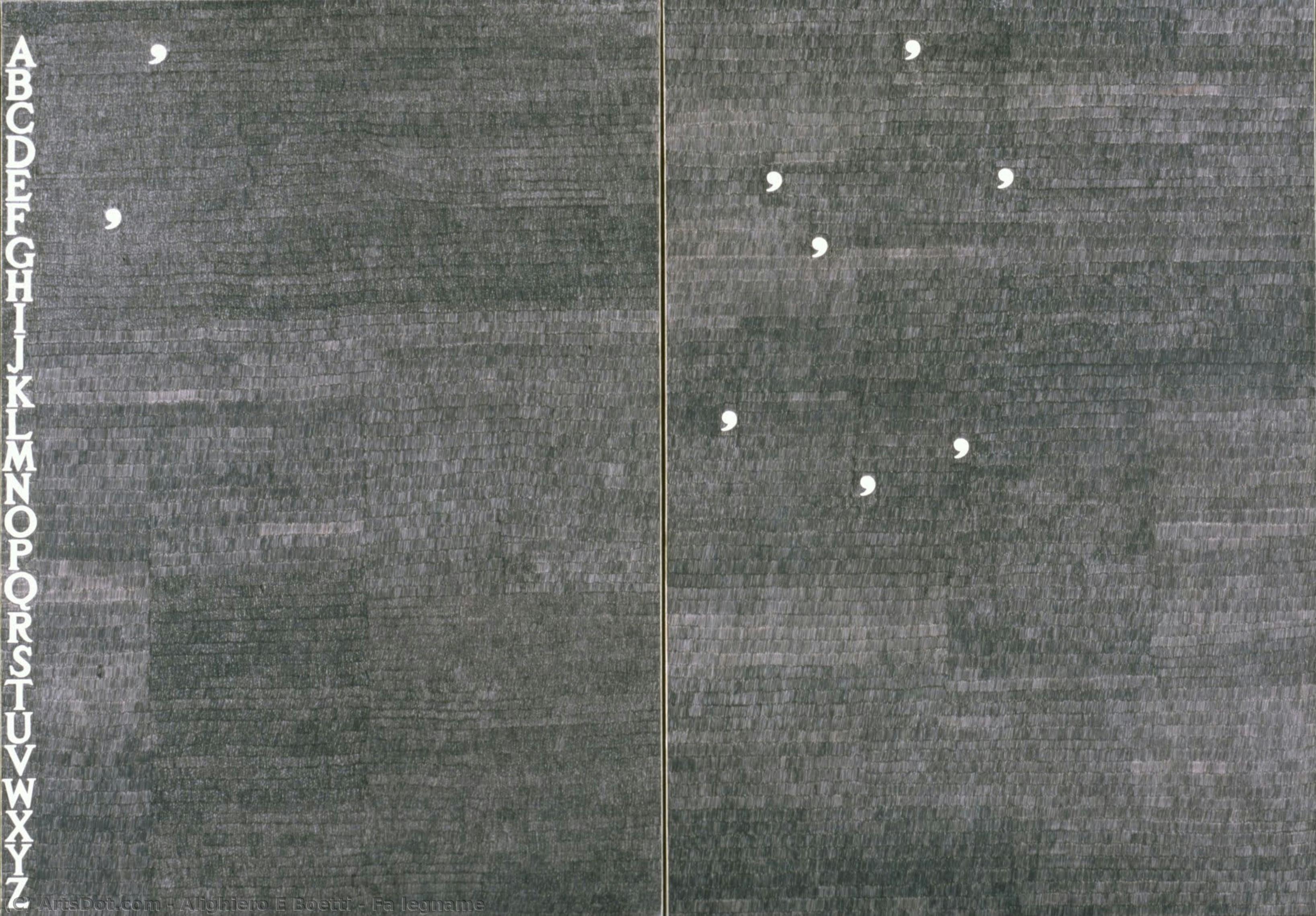 Fa Legname — Alighiero E Boetti