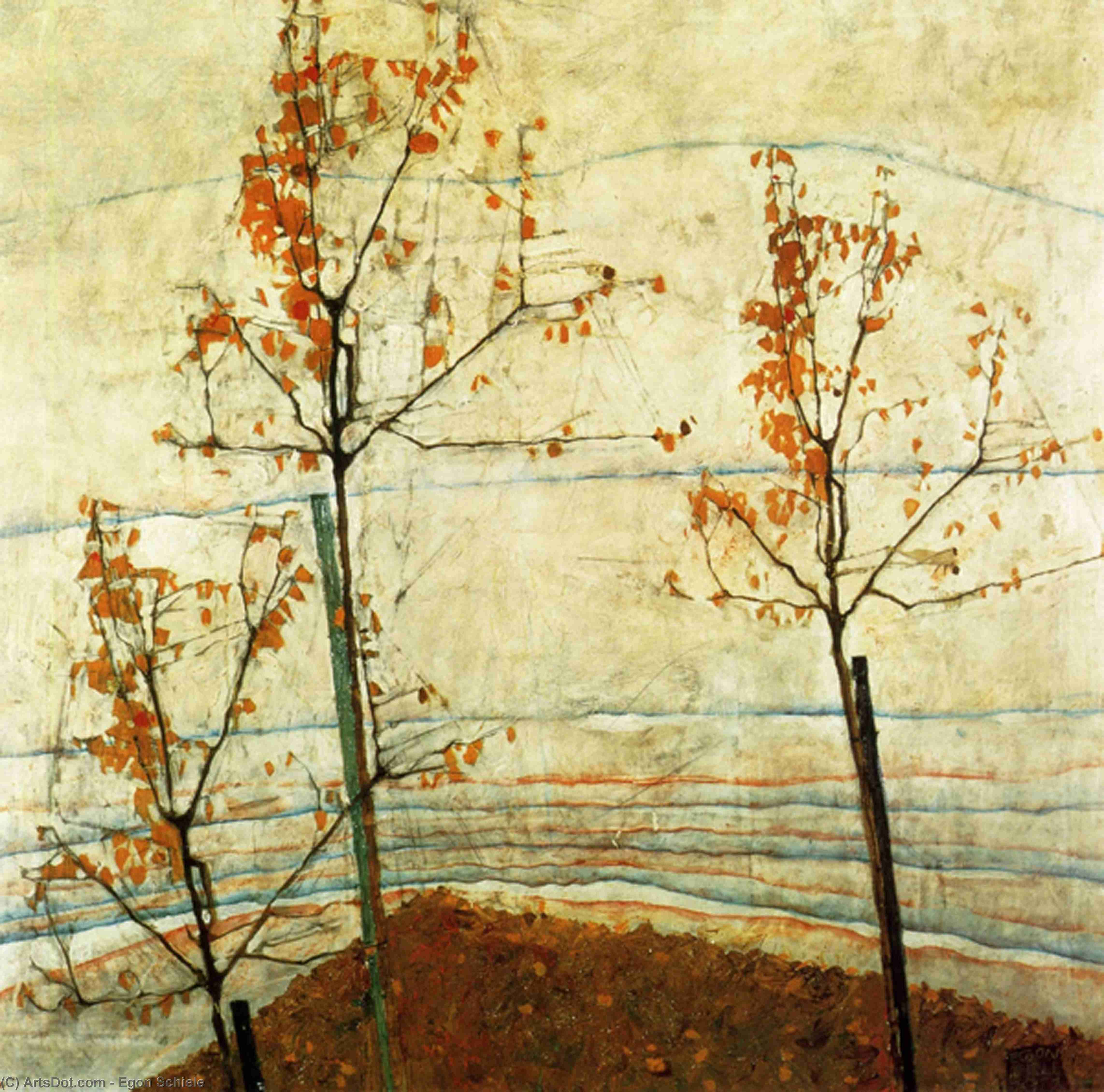 Autumn Trees — Egon Şiele
