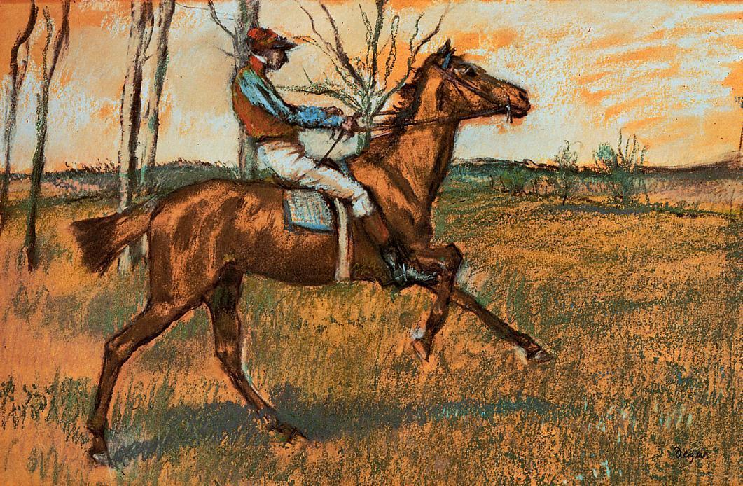 Jeździec — Hilaire-germain-edgar Degas