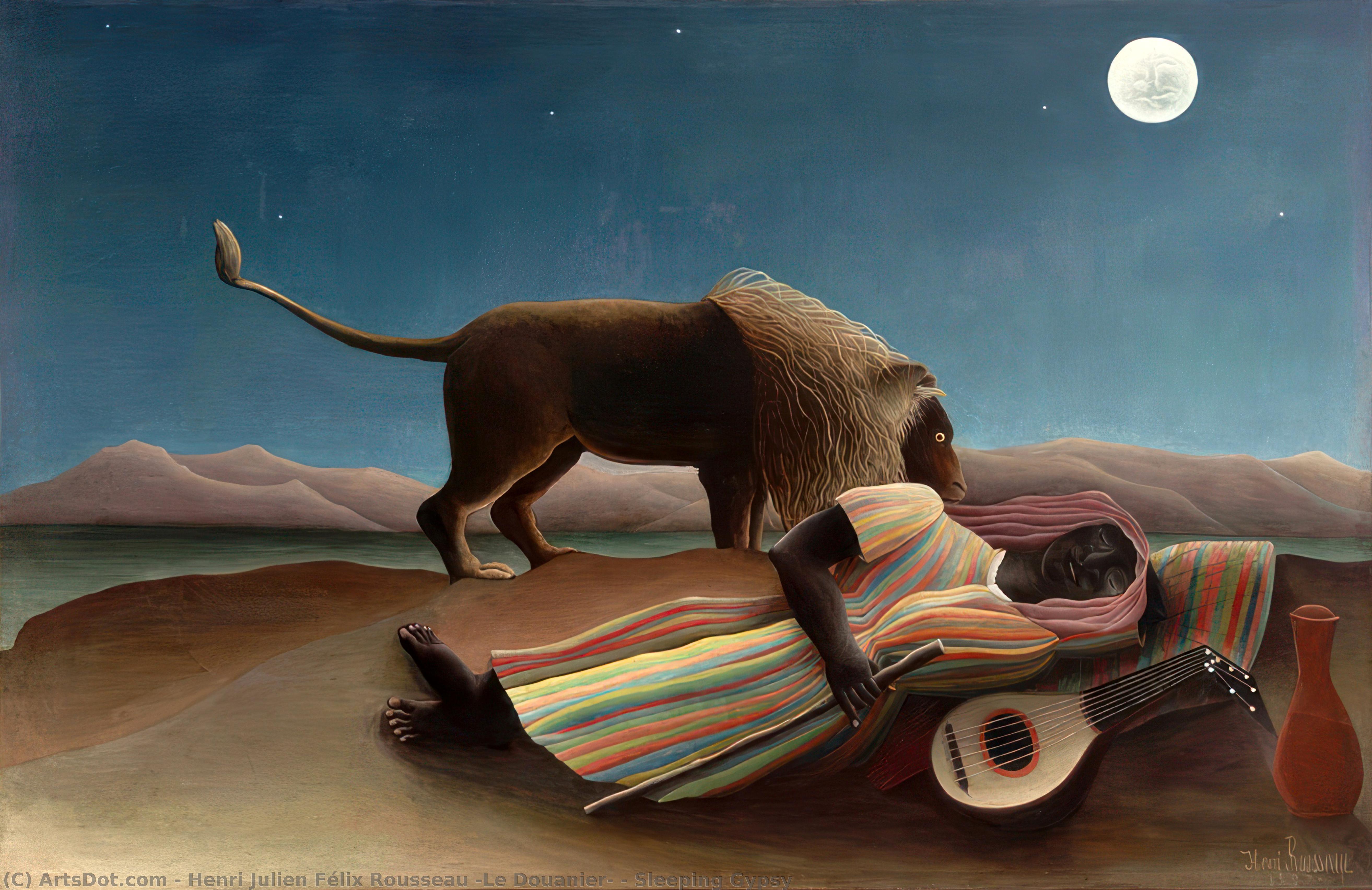 Sleeping Gypsy — Henri Julien Félix Rousseau (le Douanier)