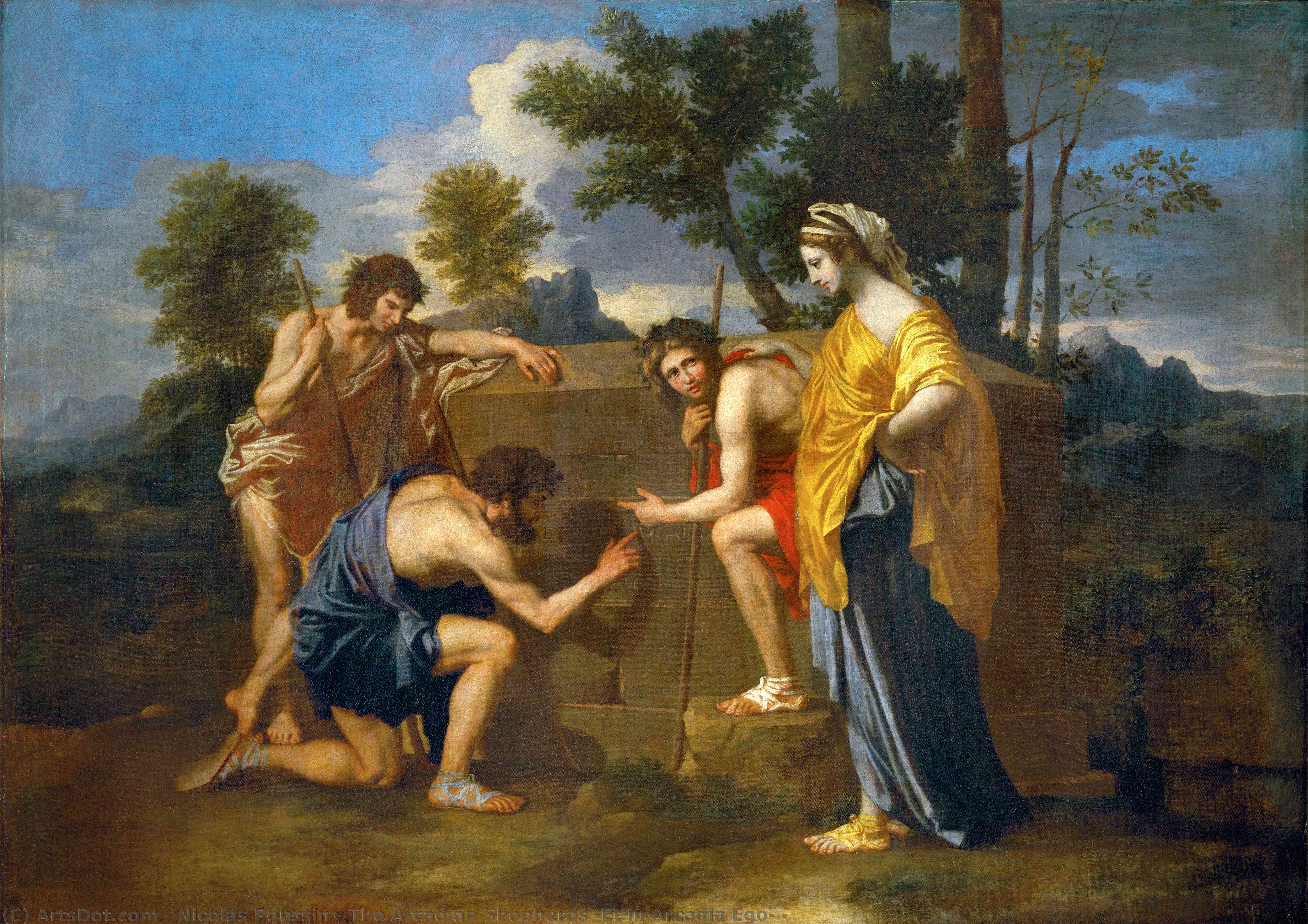 Et In Arcadia Ego (poussin) — Nikolás Poussin