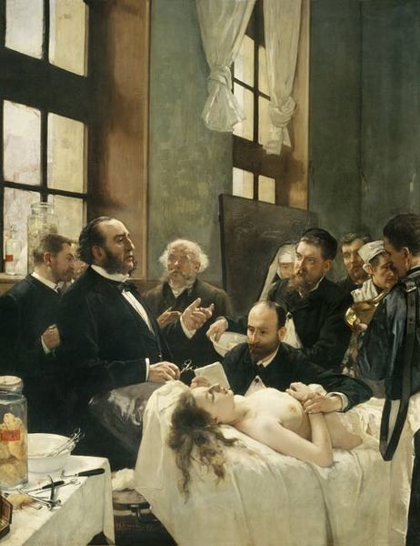 Jules-émile Pean And His Surgery Class Before The Operation H. Gervex Pinx — Henri Gervex