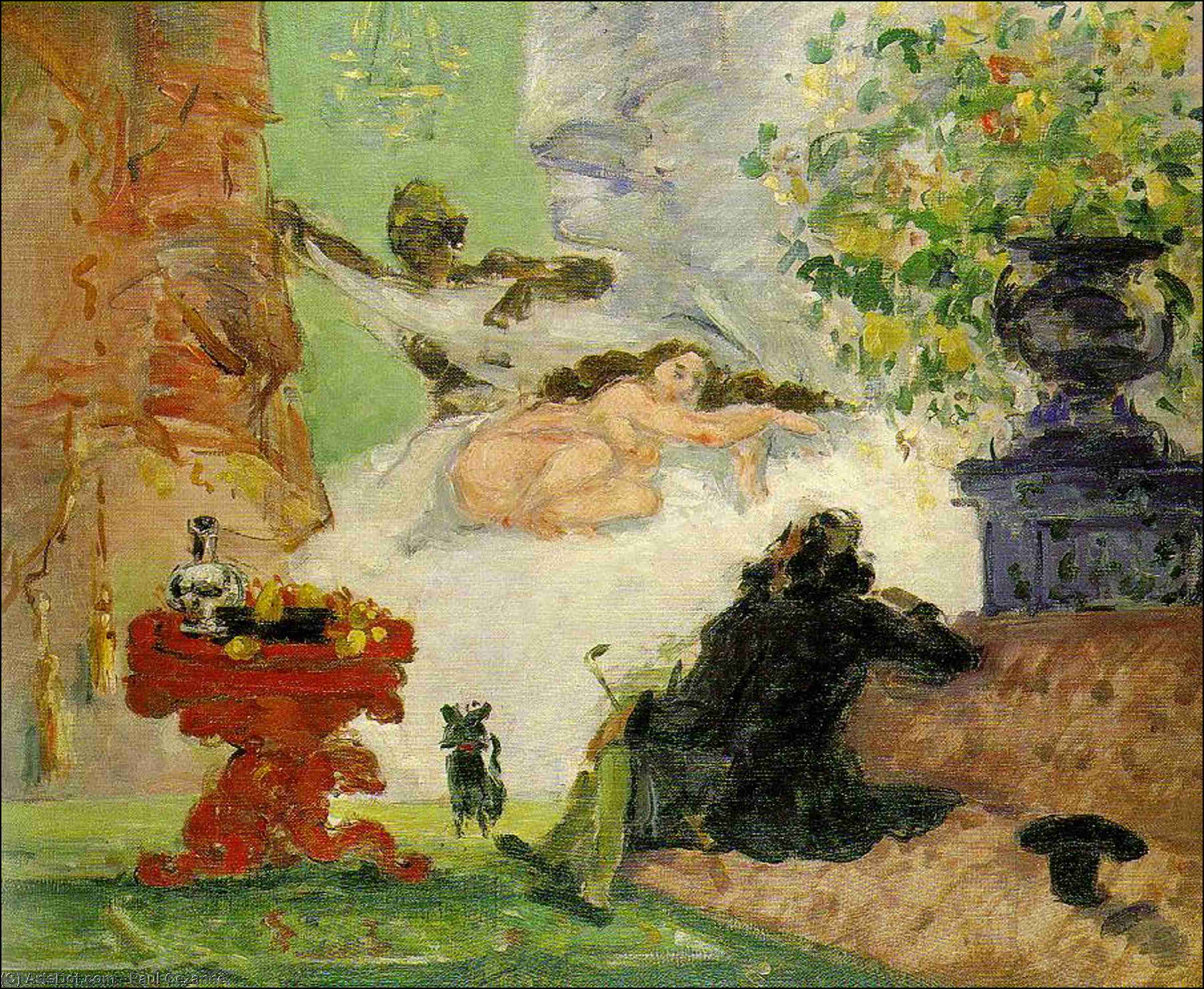A Modern Olympia,1873-74, Musée D'orsay Paris — Paul Cézanne