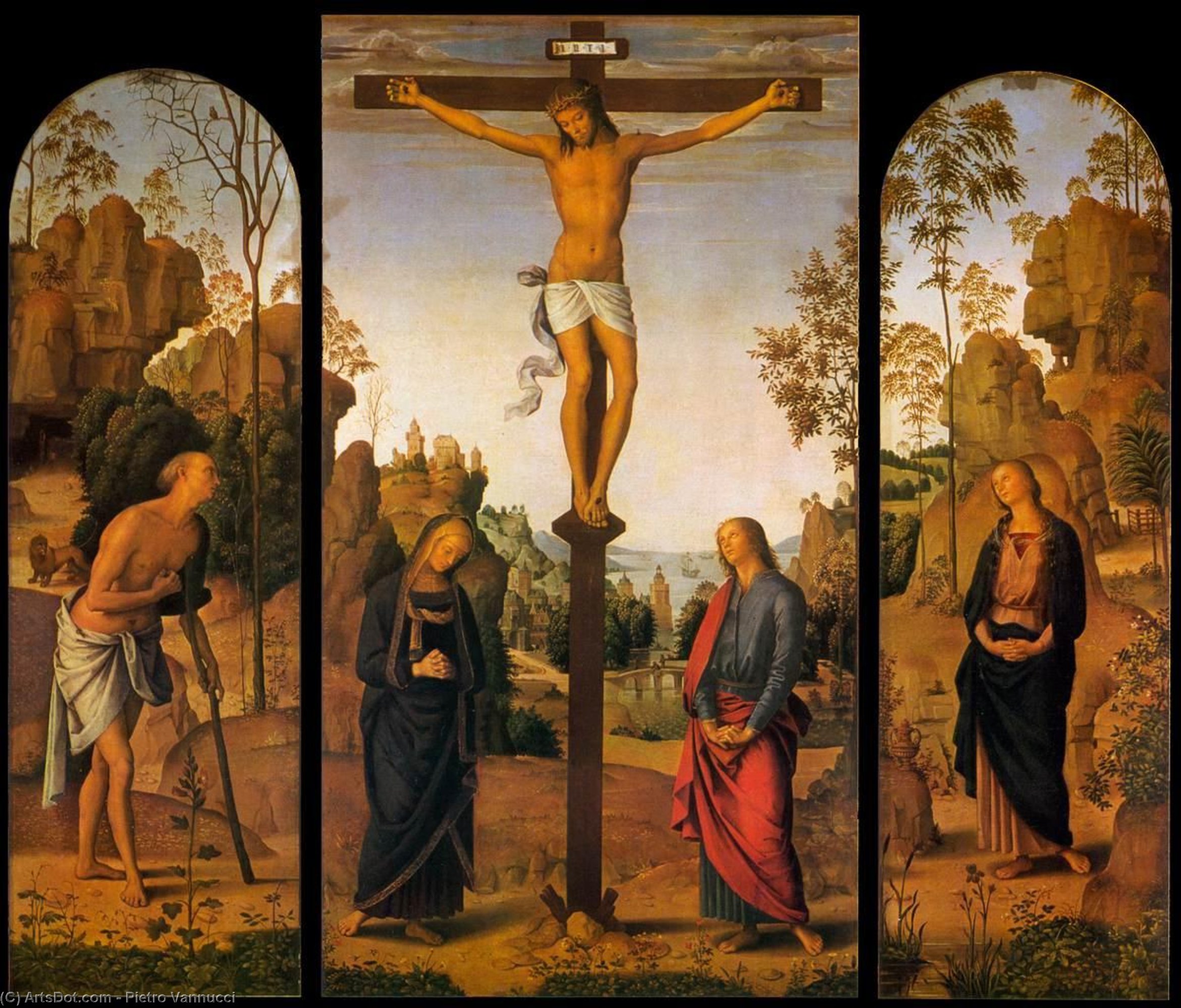 The Galitzin Triptych — Pietro Vannucci (il Perugino)