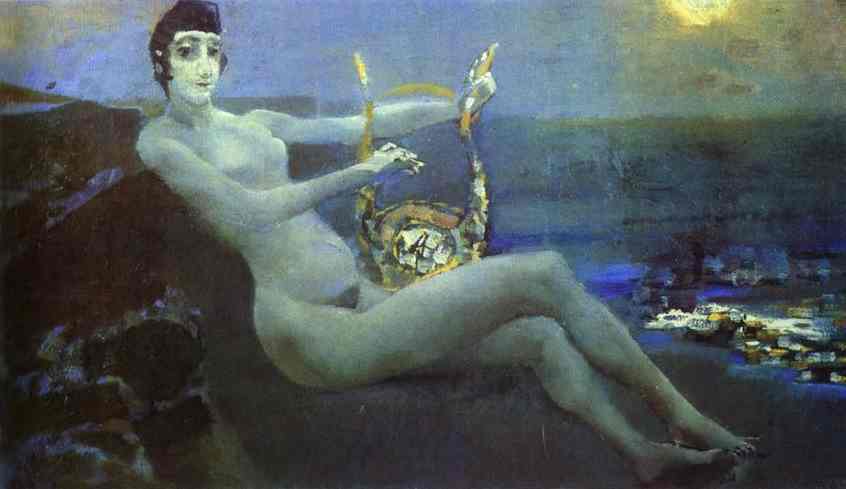 Sappho — Mikhail Vrubel