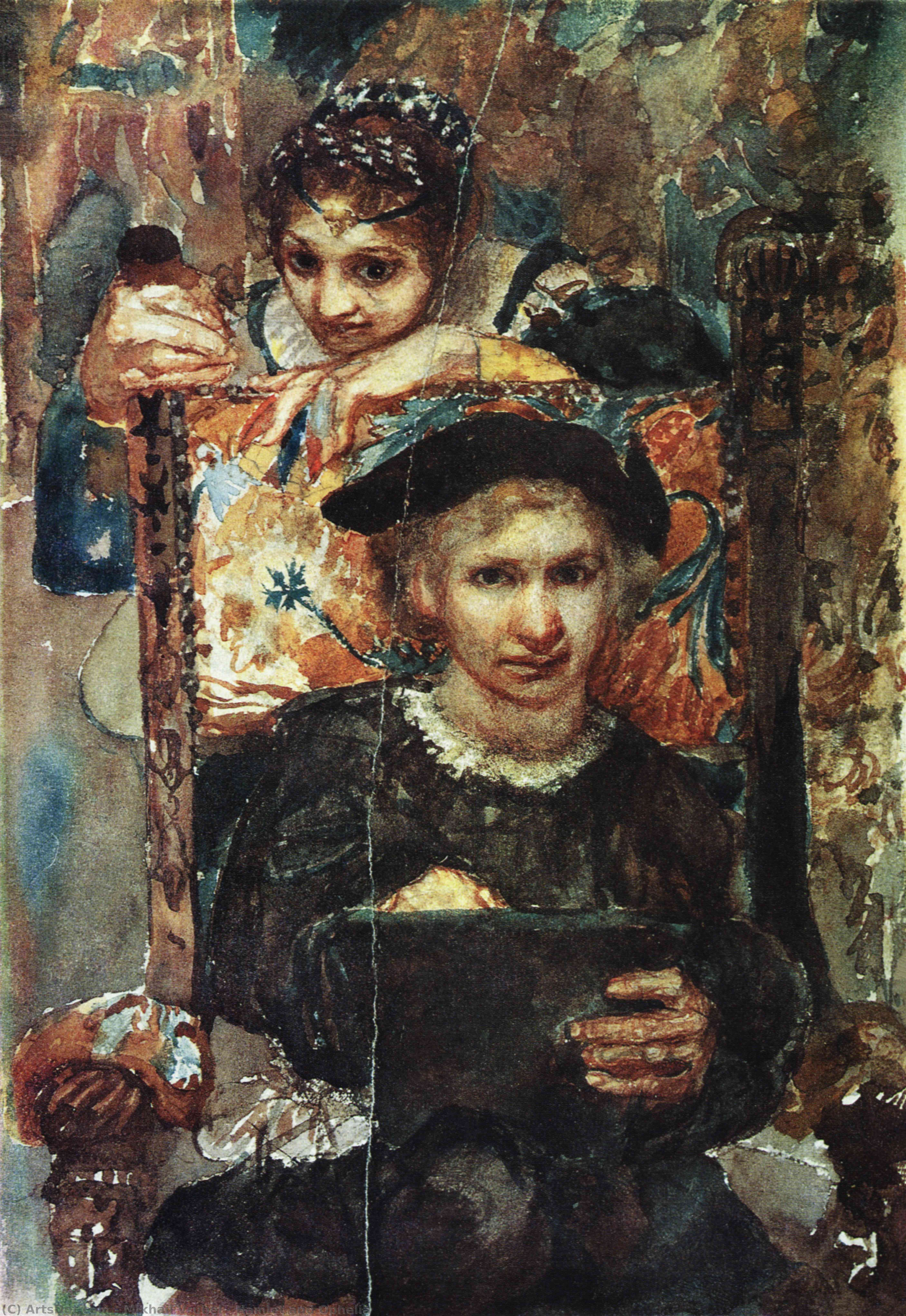 Hamlet And Ophelia — Mikhail Vrubel