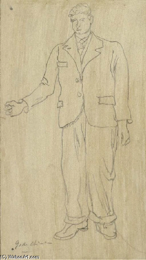 Visitatore Di Fronte — Giorgio De Chirico
