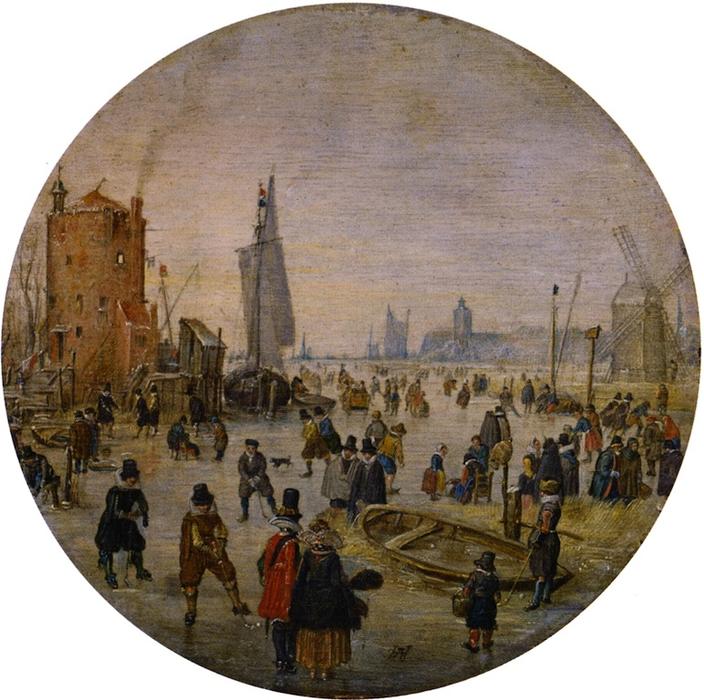 Winter Landscape — Хендрик Аверкамп