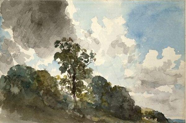 Clouds Study With Trees — John Constable