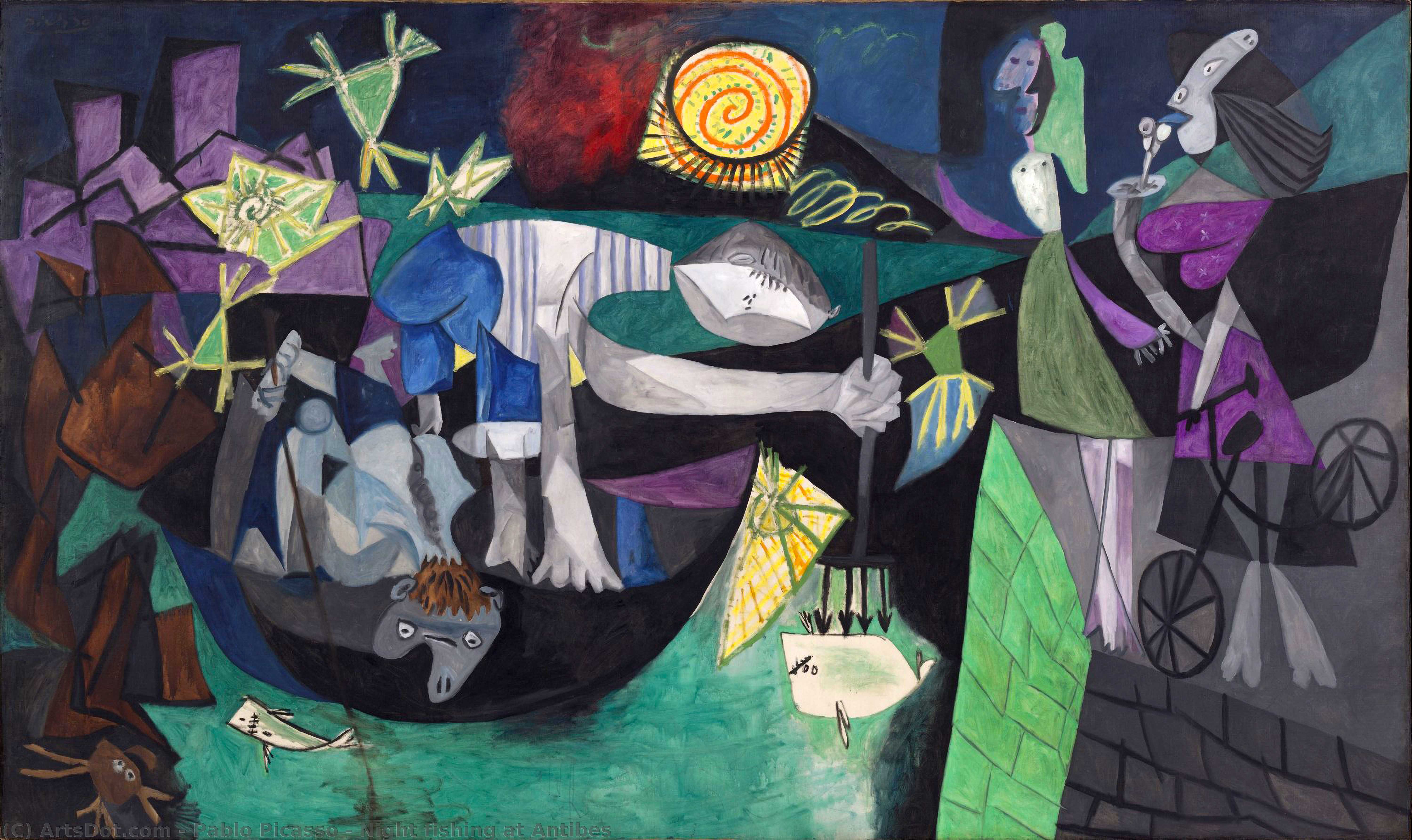 Pêche De Nuit À Antibes — Pablo Picasso