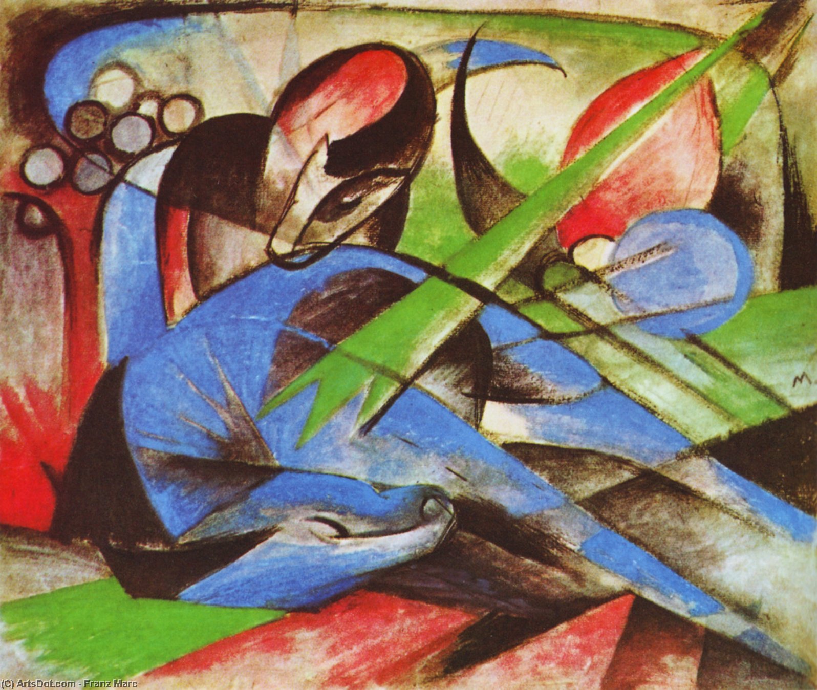 Sonhando Com Cavalos — Franz Marc