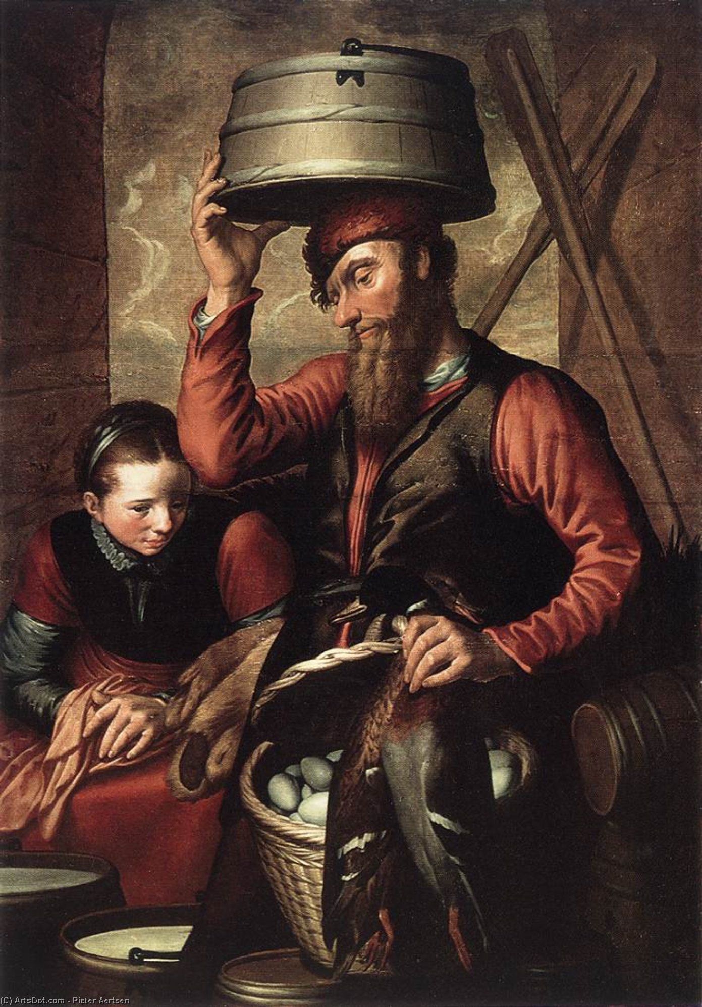 Geflügelhändler — Pieter Aertsen