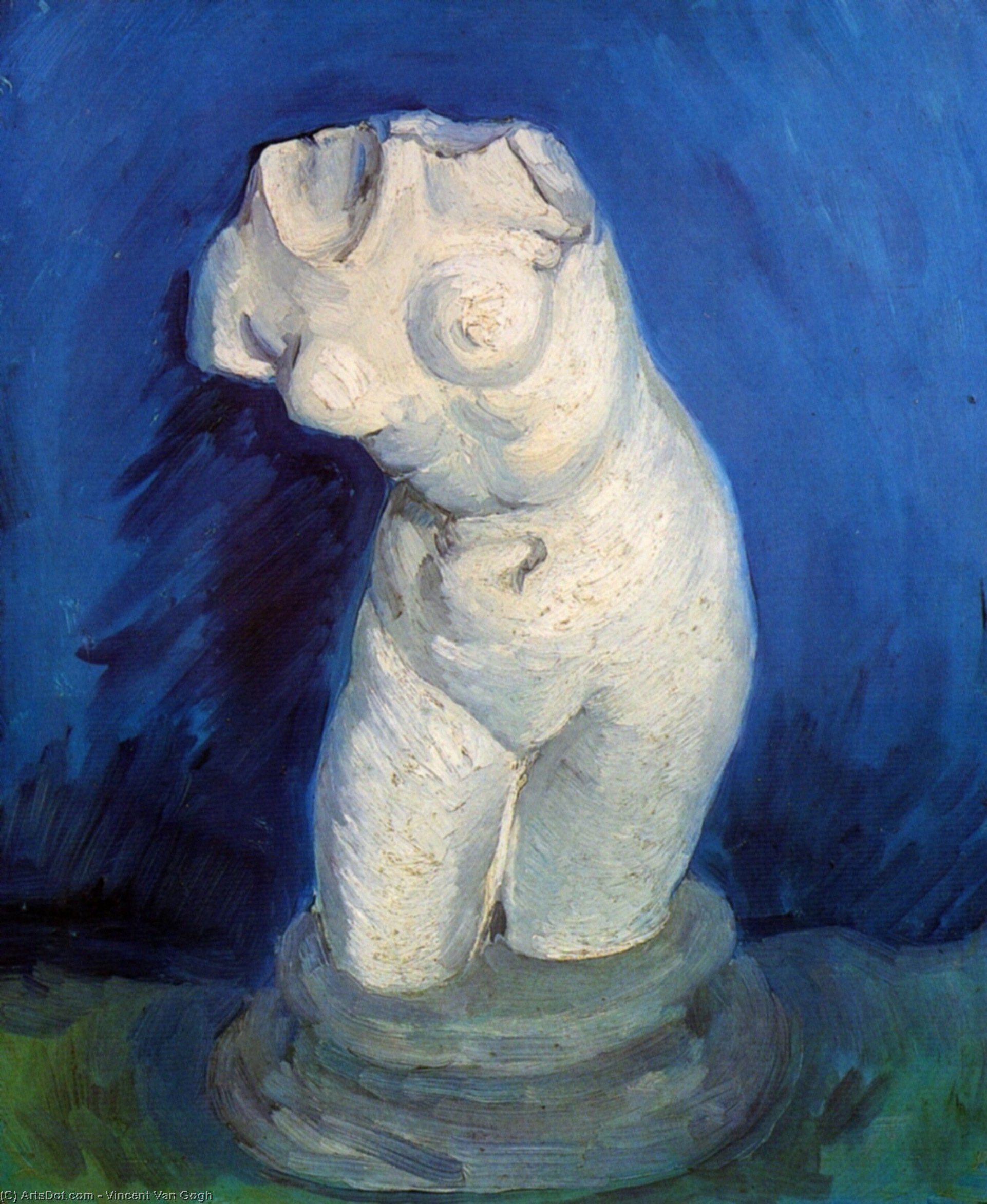 Gipsstatuette Eines Weiblichen Torso — Vincent Willem Van Gogh