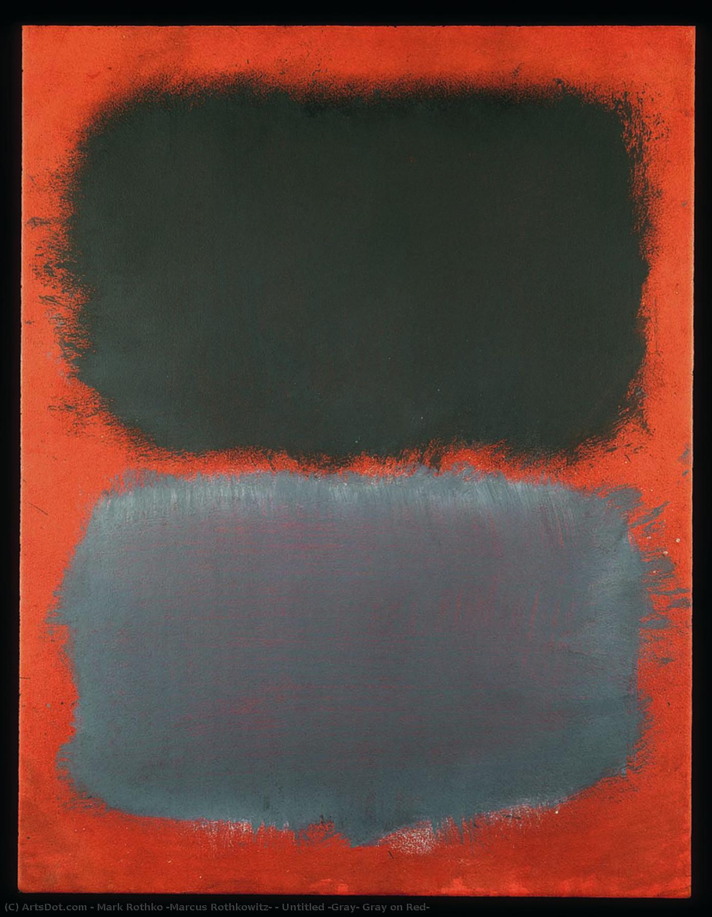 Sin Título (gris Sobre Rojo) — Mark Rothko