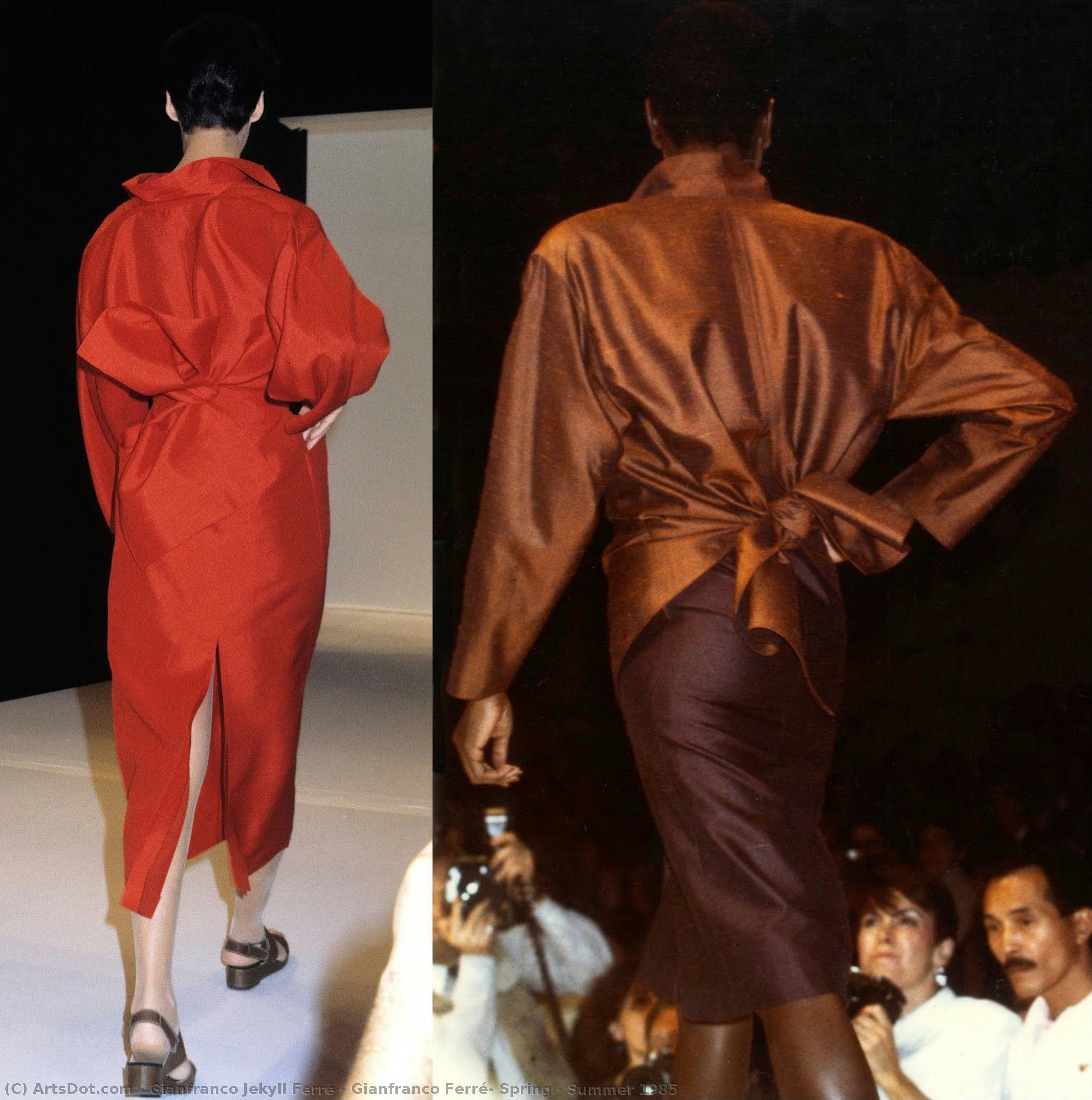 Gianfranco Ferré, Spring / Summer 1985 — Gianfranco Ferré