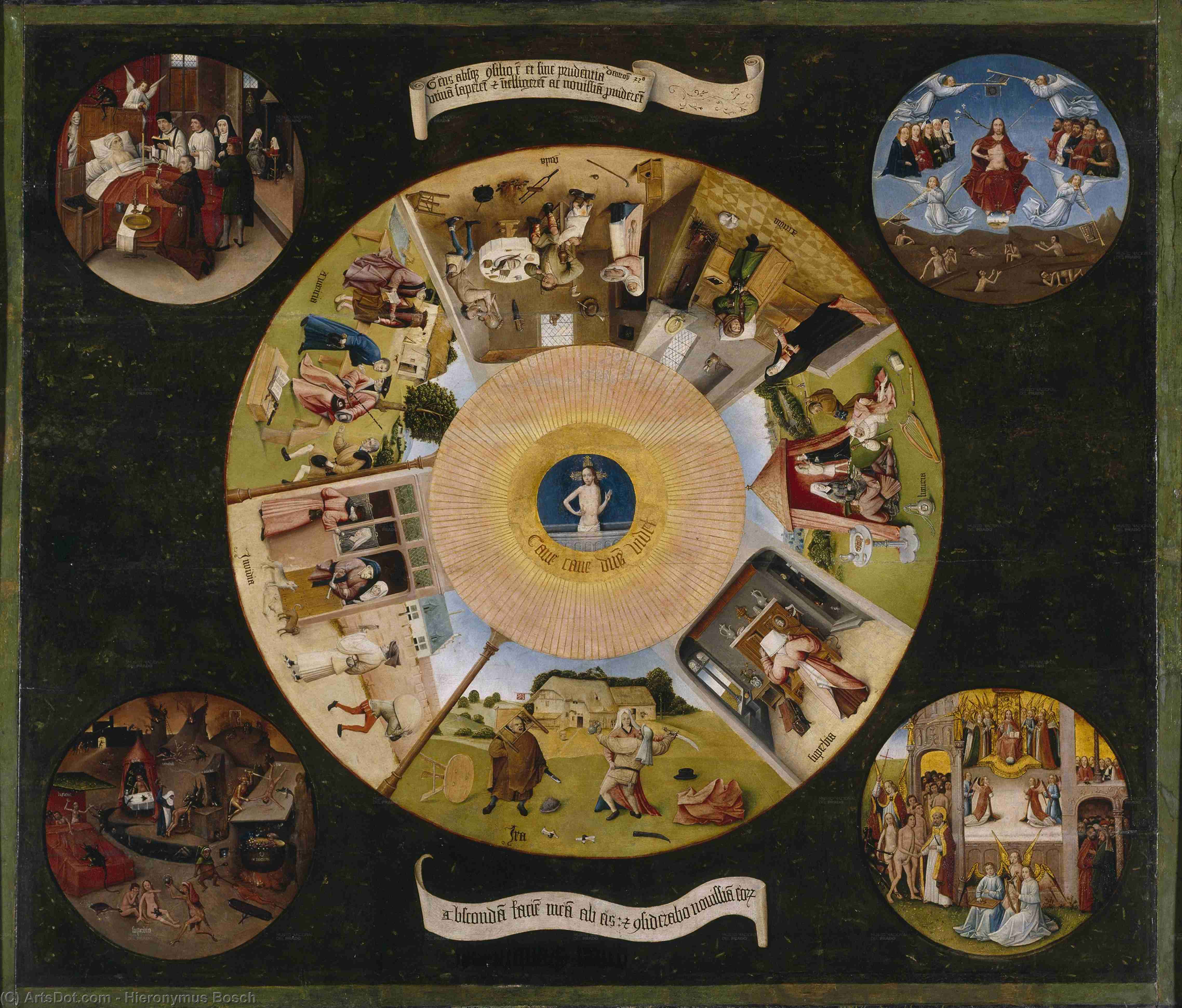 Os Sete Pecados Capitais — Hieronymus Bosch