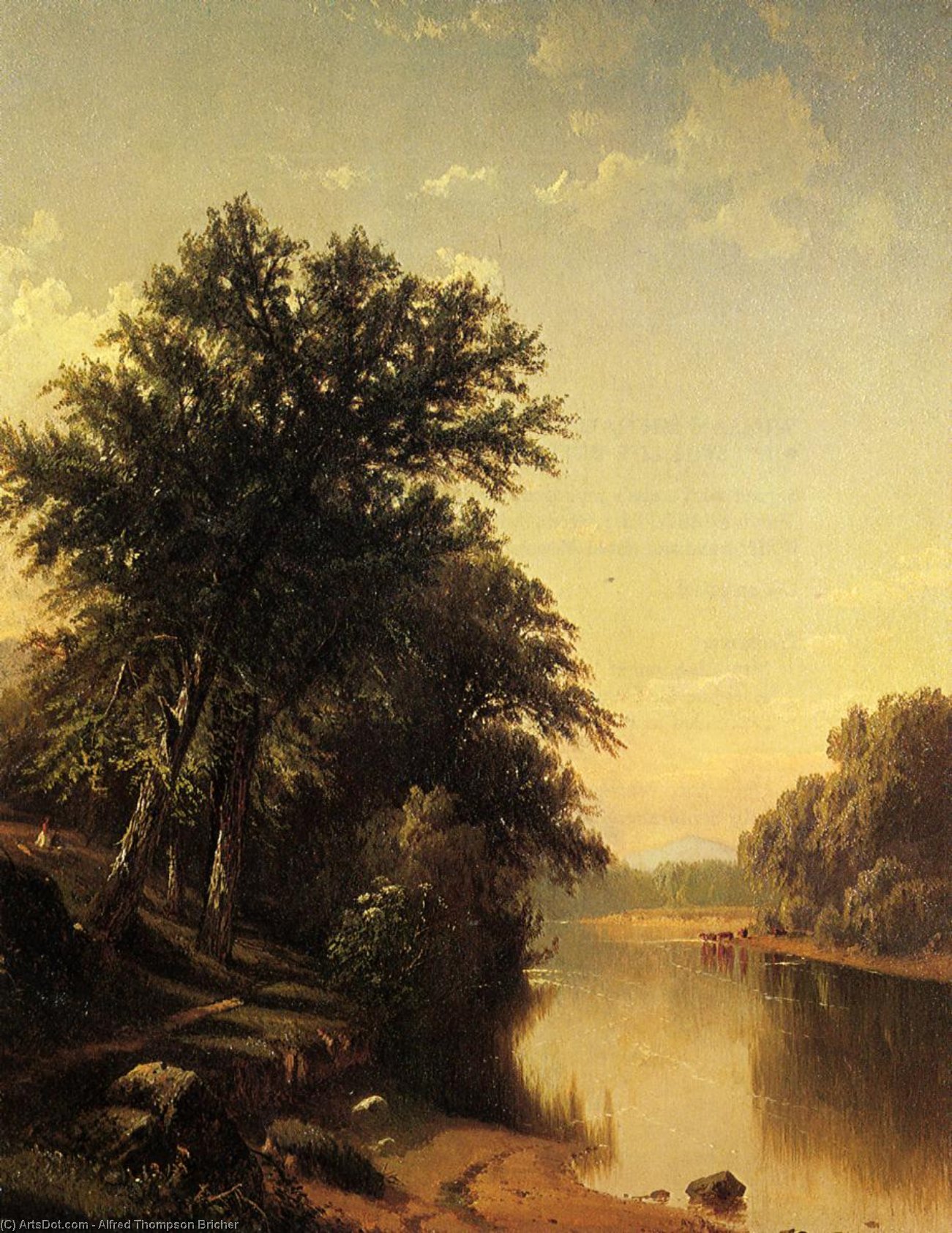 By The River — Alfredo Thompson Bricher