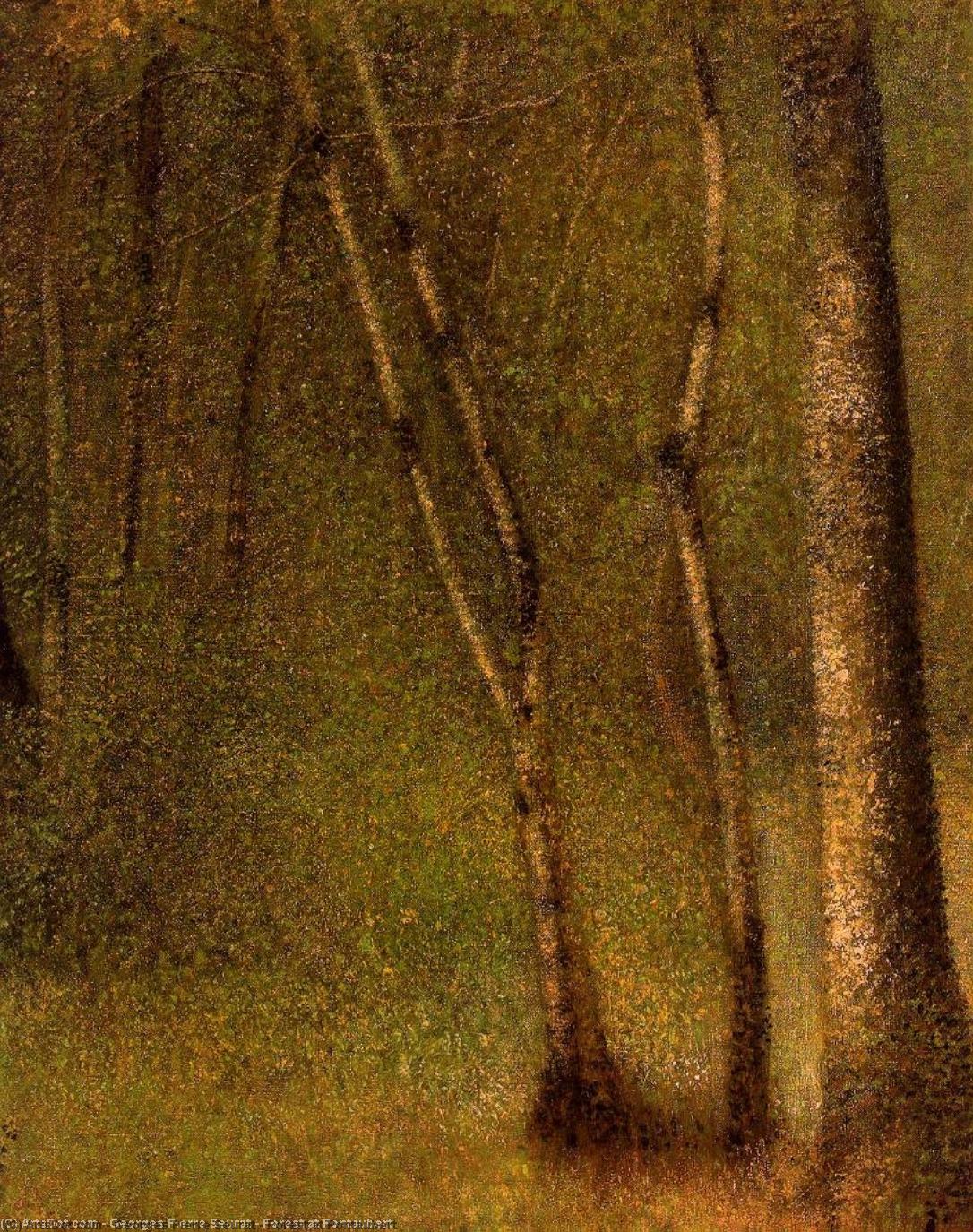Le Bois De Pontaubert — Georges Pierre Seurat