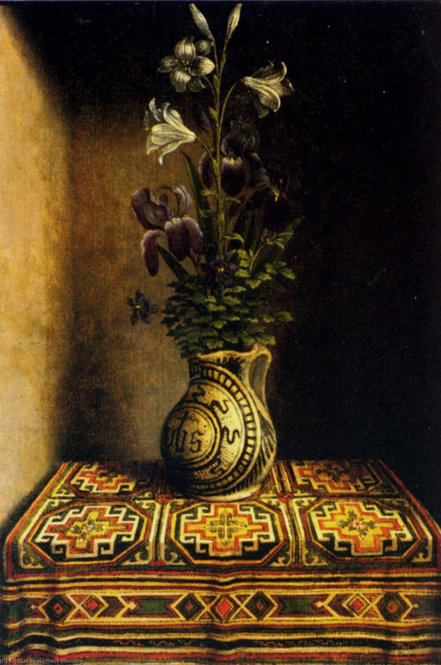 Marian Flowerpiece — Hans Memling