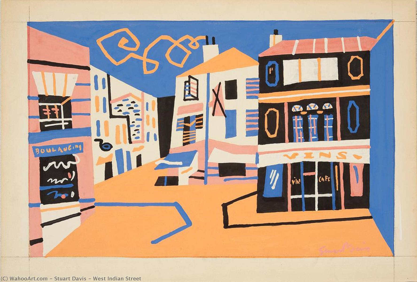 West Indian Street — Stuart Davis
