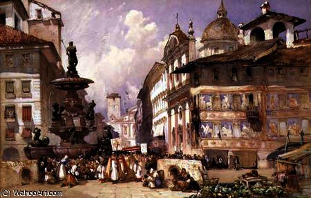 Religious Procession — William Callow