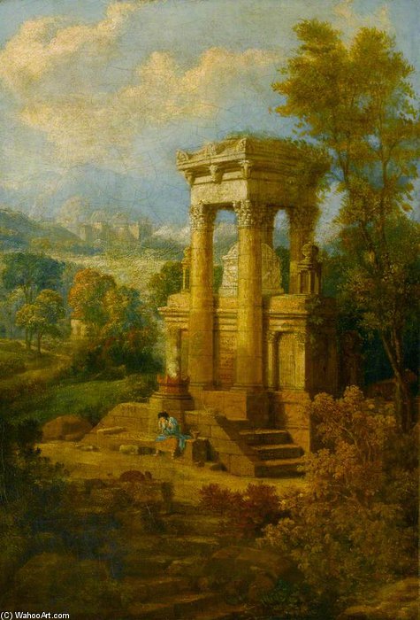 Classical Composition, A Tomb — Joseph Michael Gandy