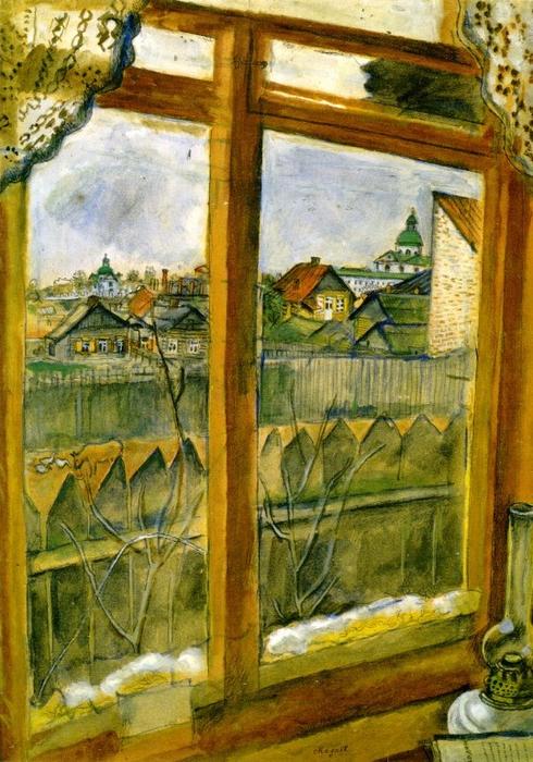 Ud Af Vinduet (vitebsk) — Marc Chagall