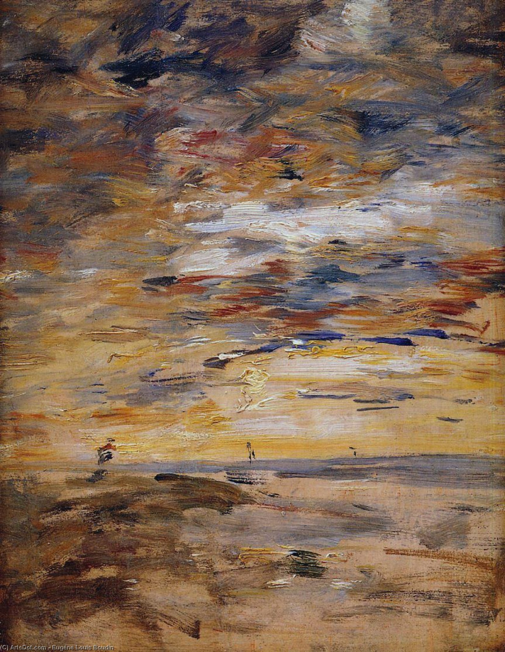 Sky At Sunset — Eugen Jožef Boudin