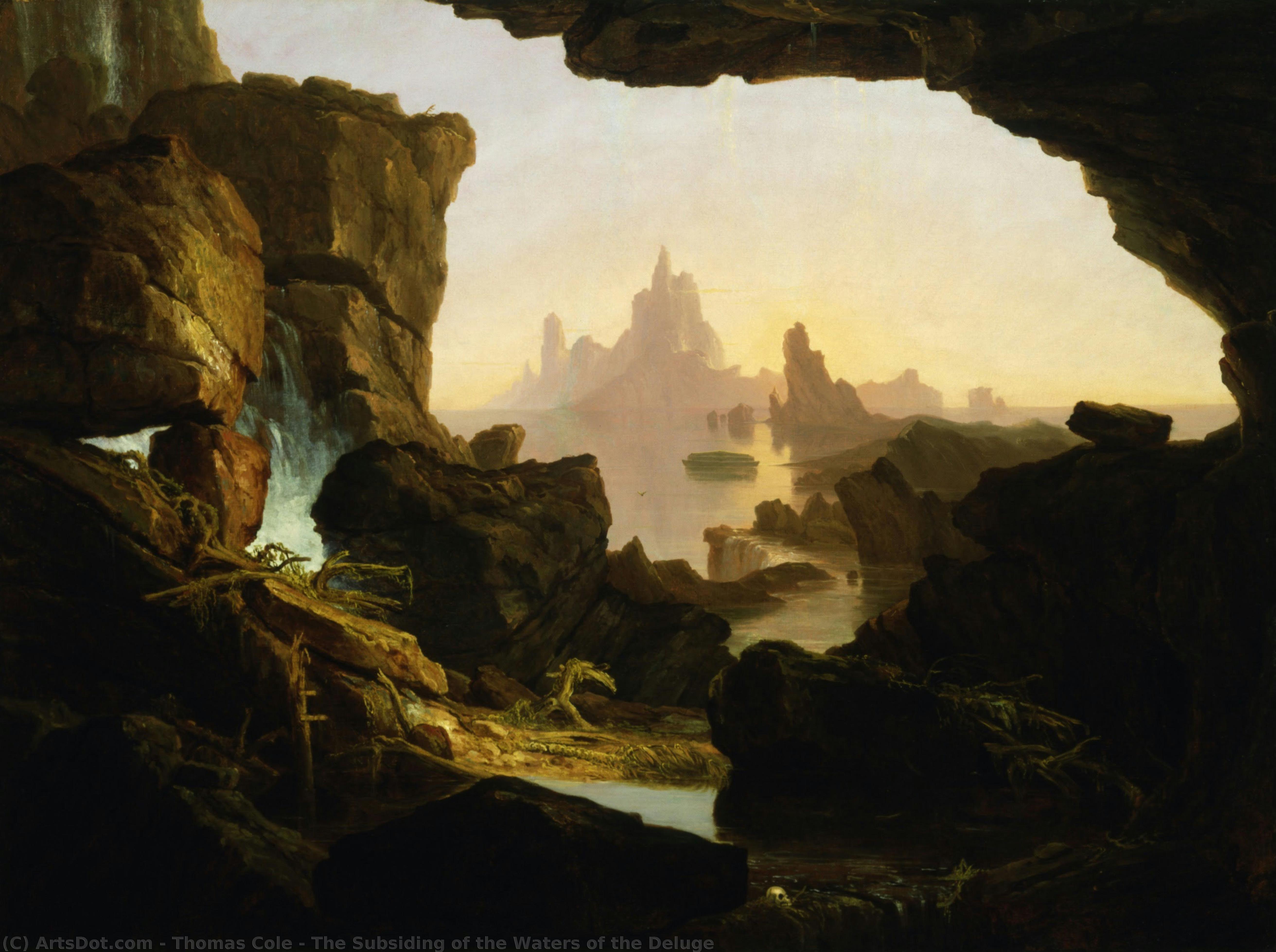 Le Retrait Des Eaux Du Déluge — Thomas Cole
