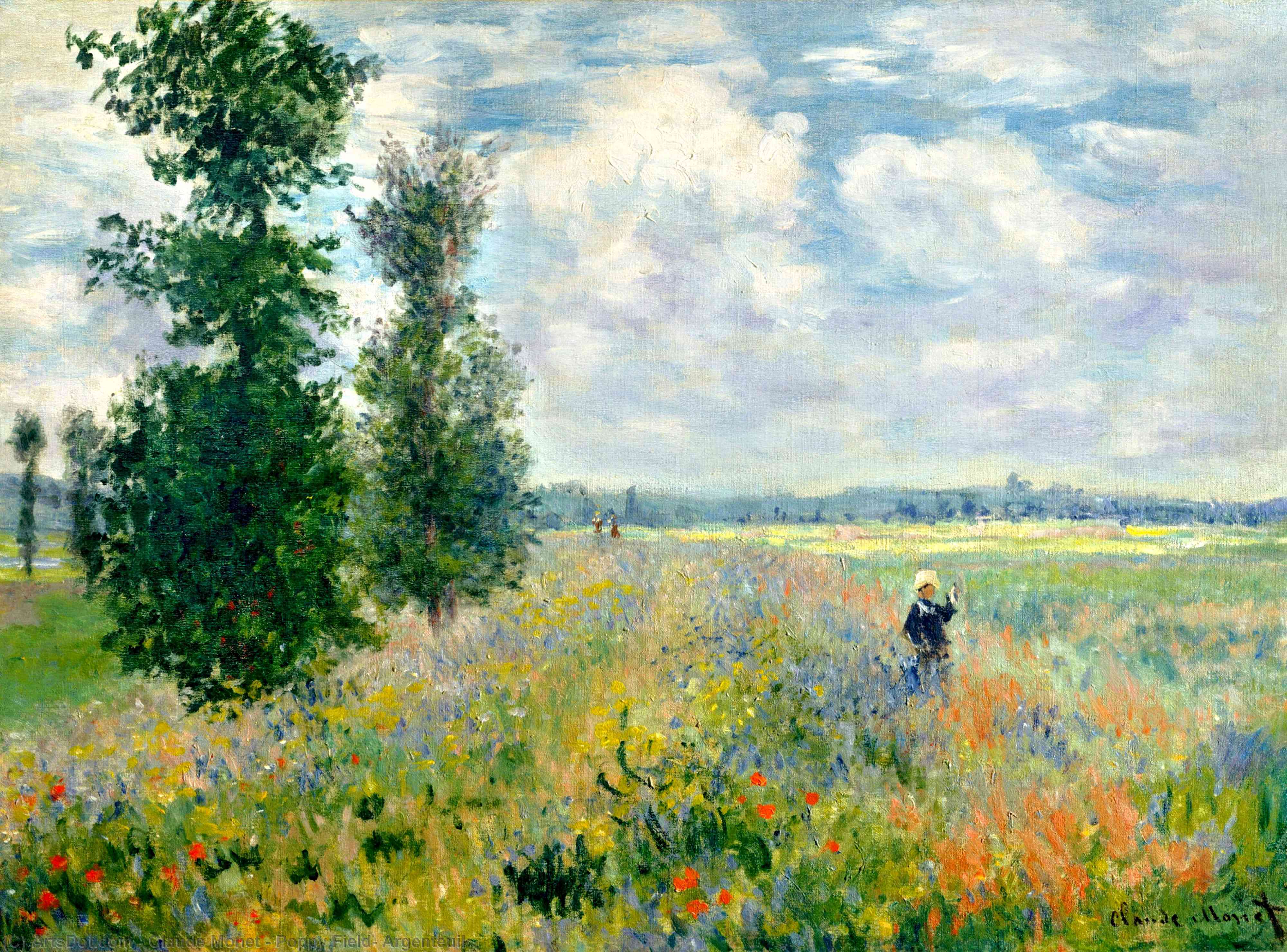 Poplašné Pole, Argenteuil — Claude Monet