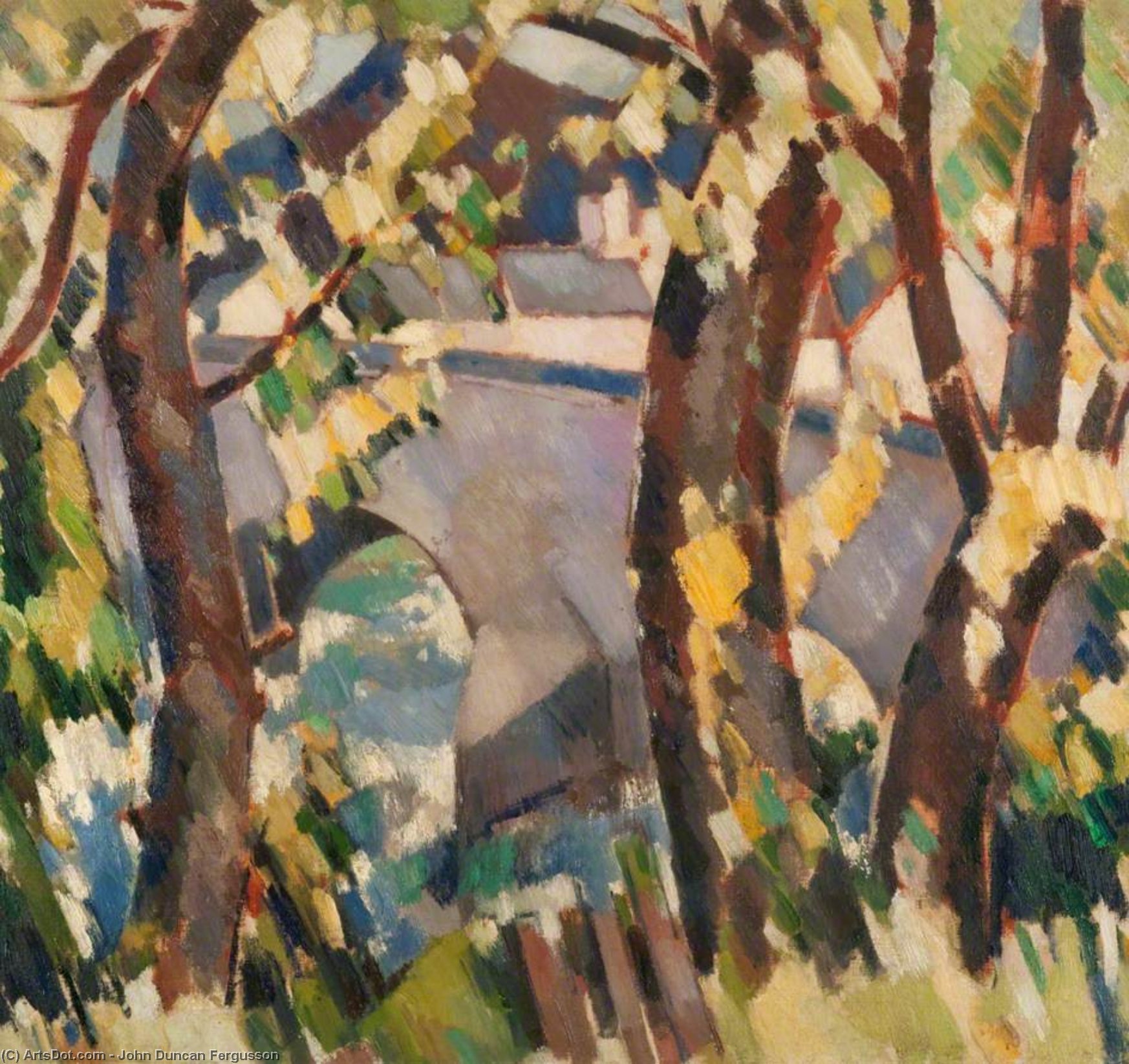 The Bridge And Schiehallion — John Duncan Fergusson