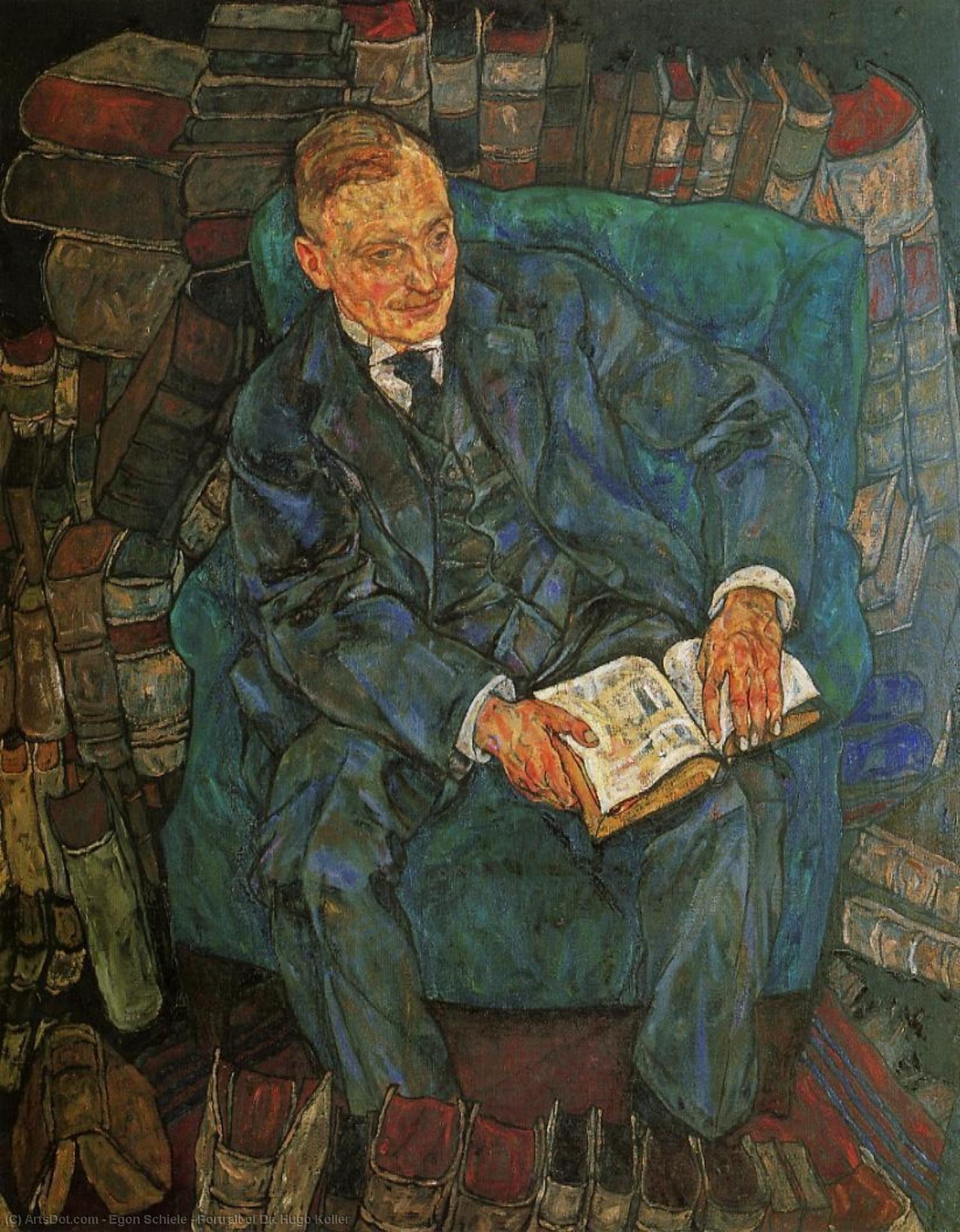 Ritratto Del Dottor Hugo Koller — Egon Schiele